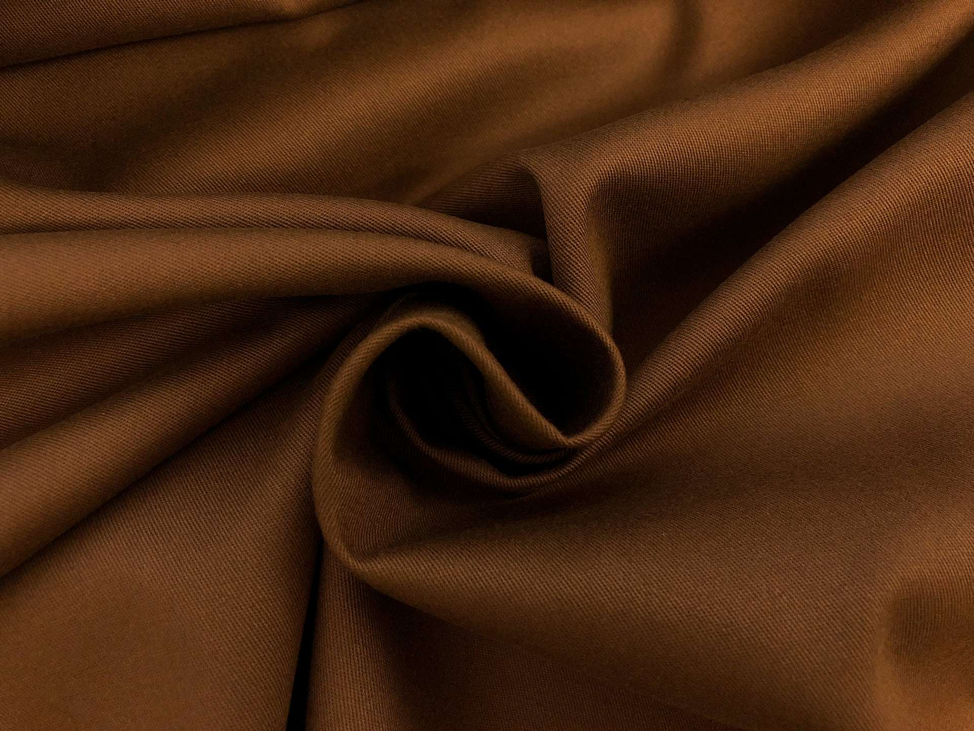 Combed Cotton Twill in Cocoa