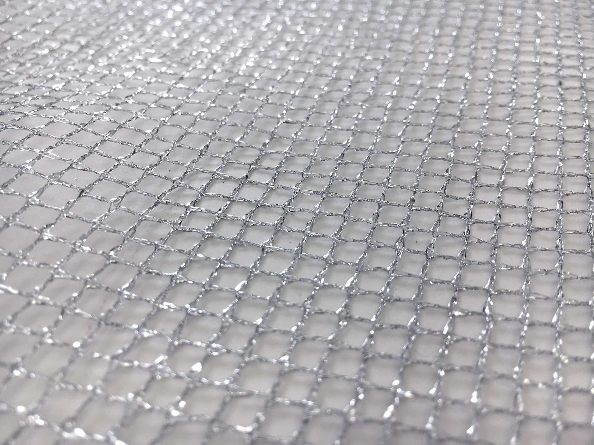 Metallic Mesh in Silver