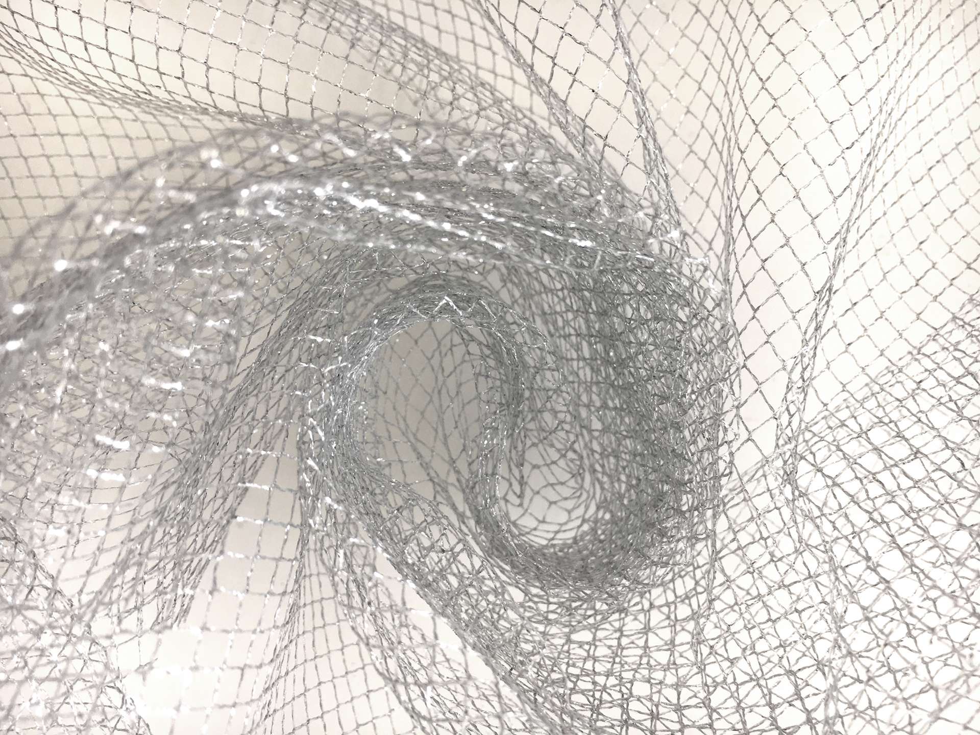 Metallic Mesh in Silver