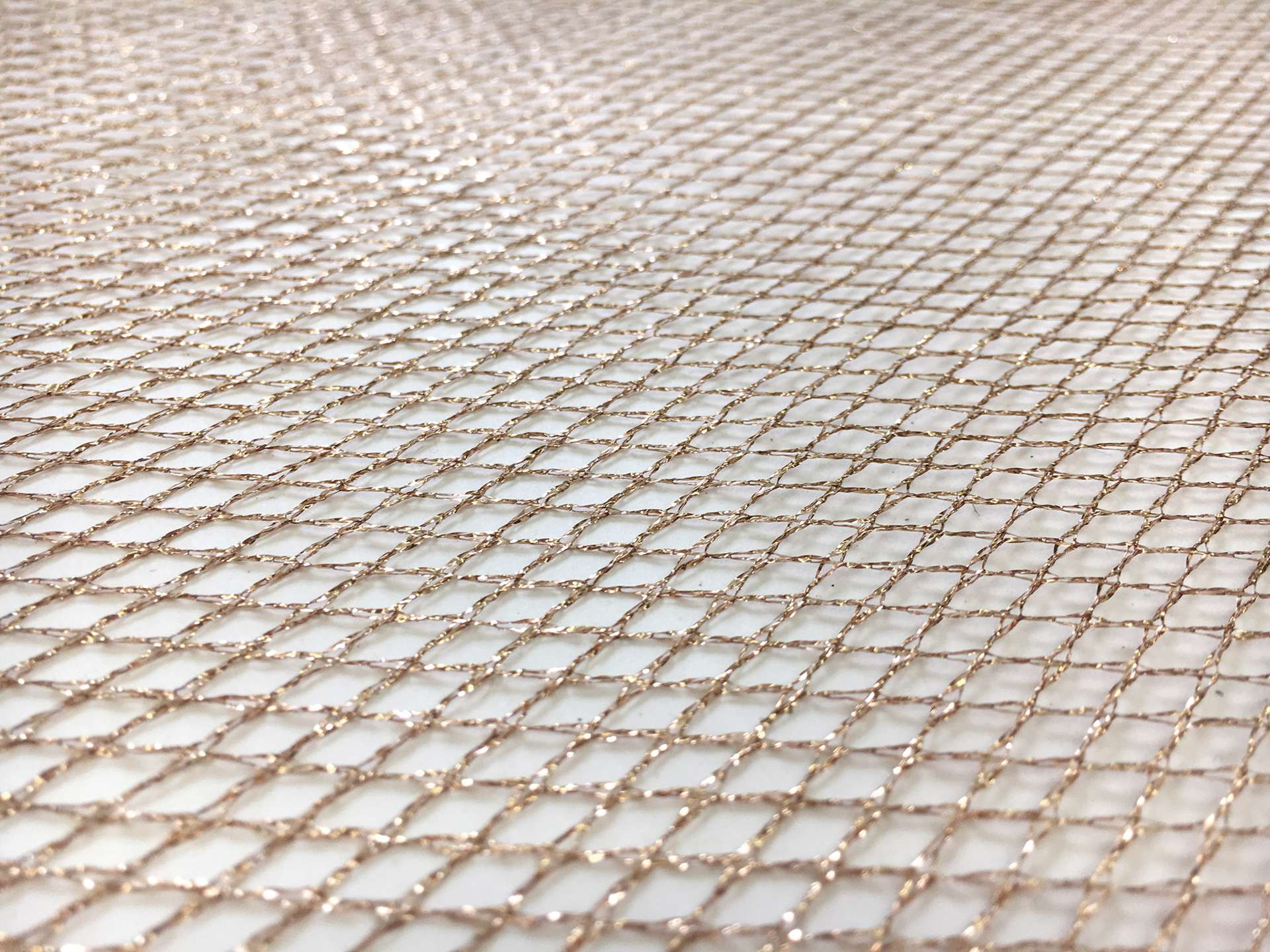 Metallic Mesh in Light Gold