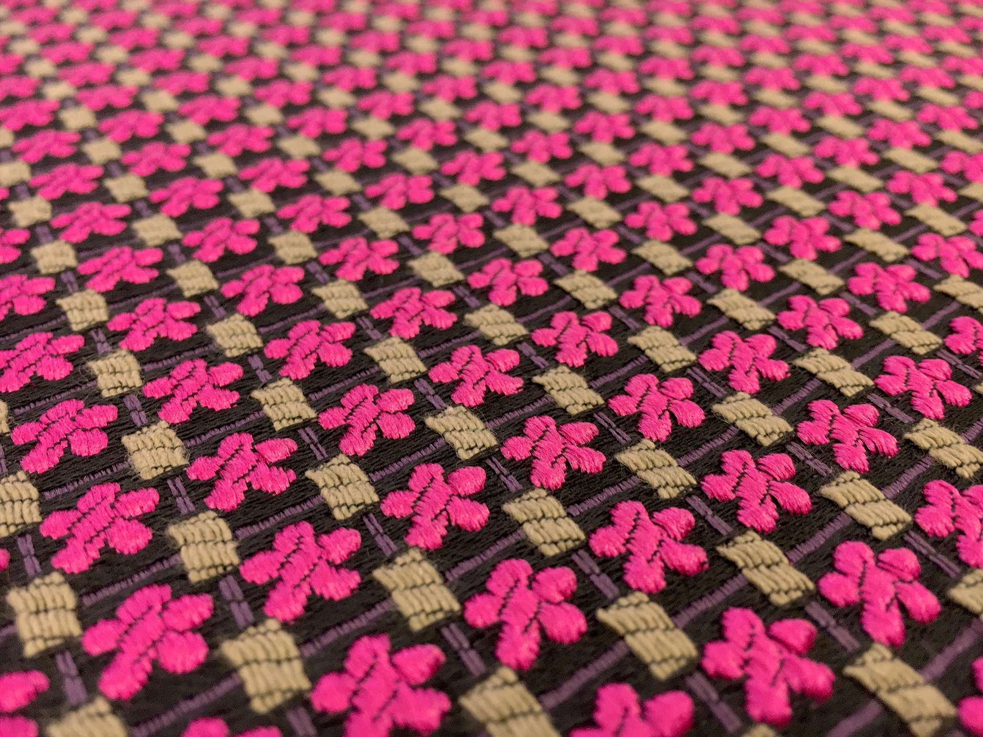 Colorful Brocade with Tiny Flowers