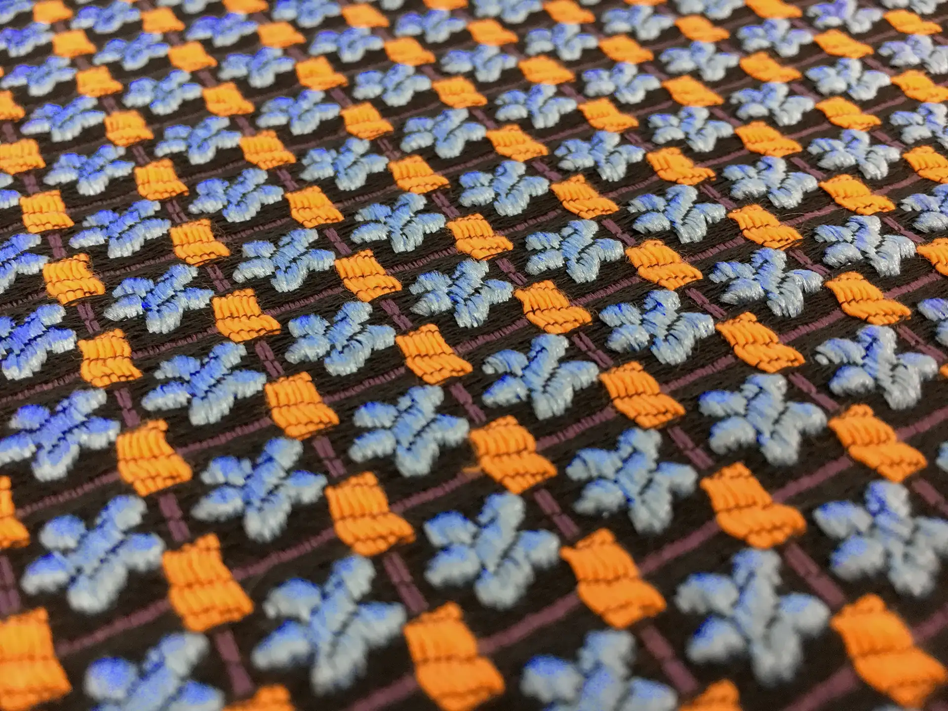 Colorful Brocade with Tiny Flowers