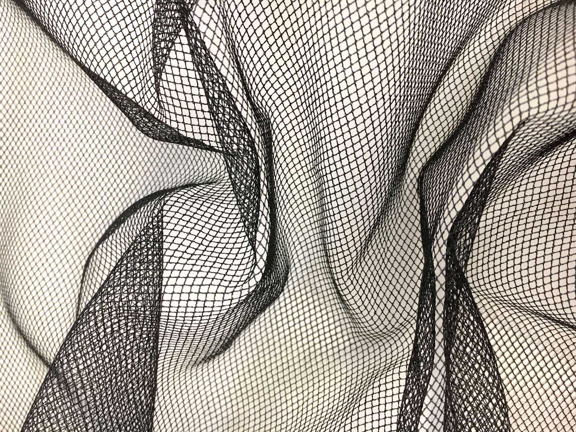 Metallic Tulle in Black