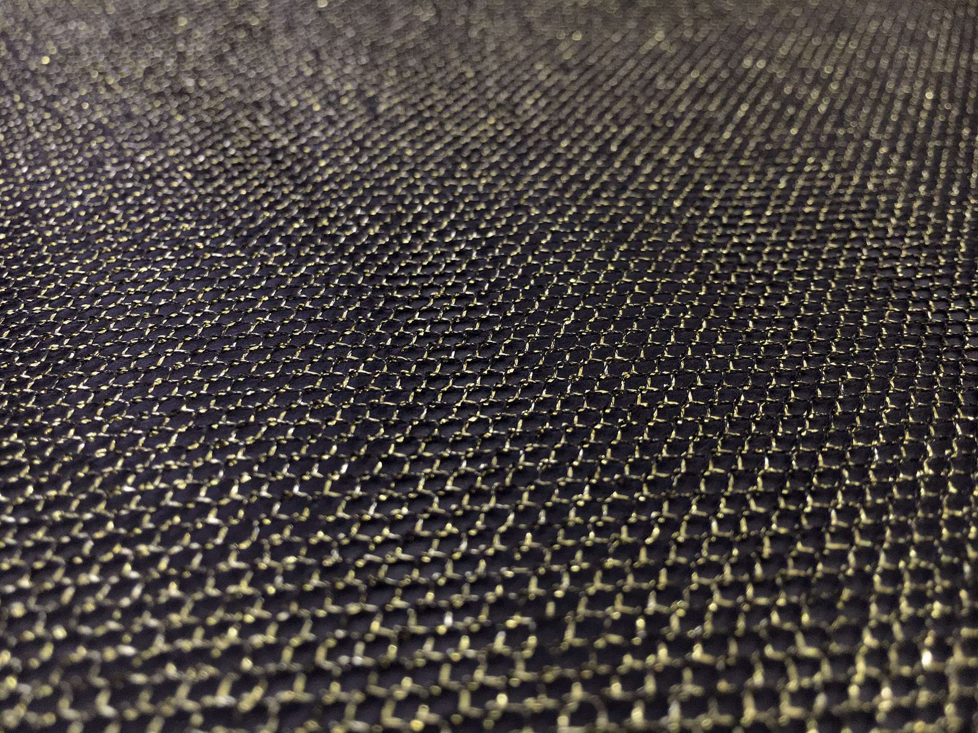 Metallic Illusion in Black and Light Gold