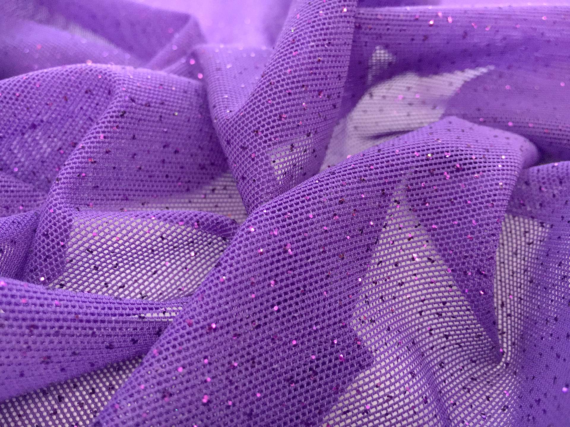 Sparkle Two Way Stretch Net in Purple