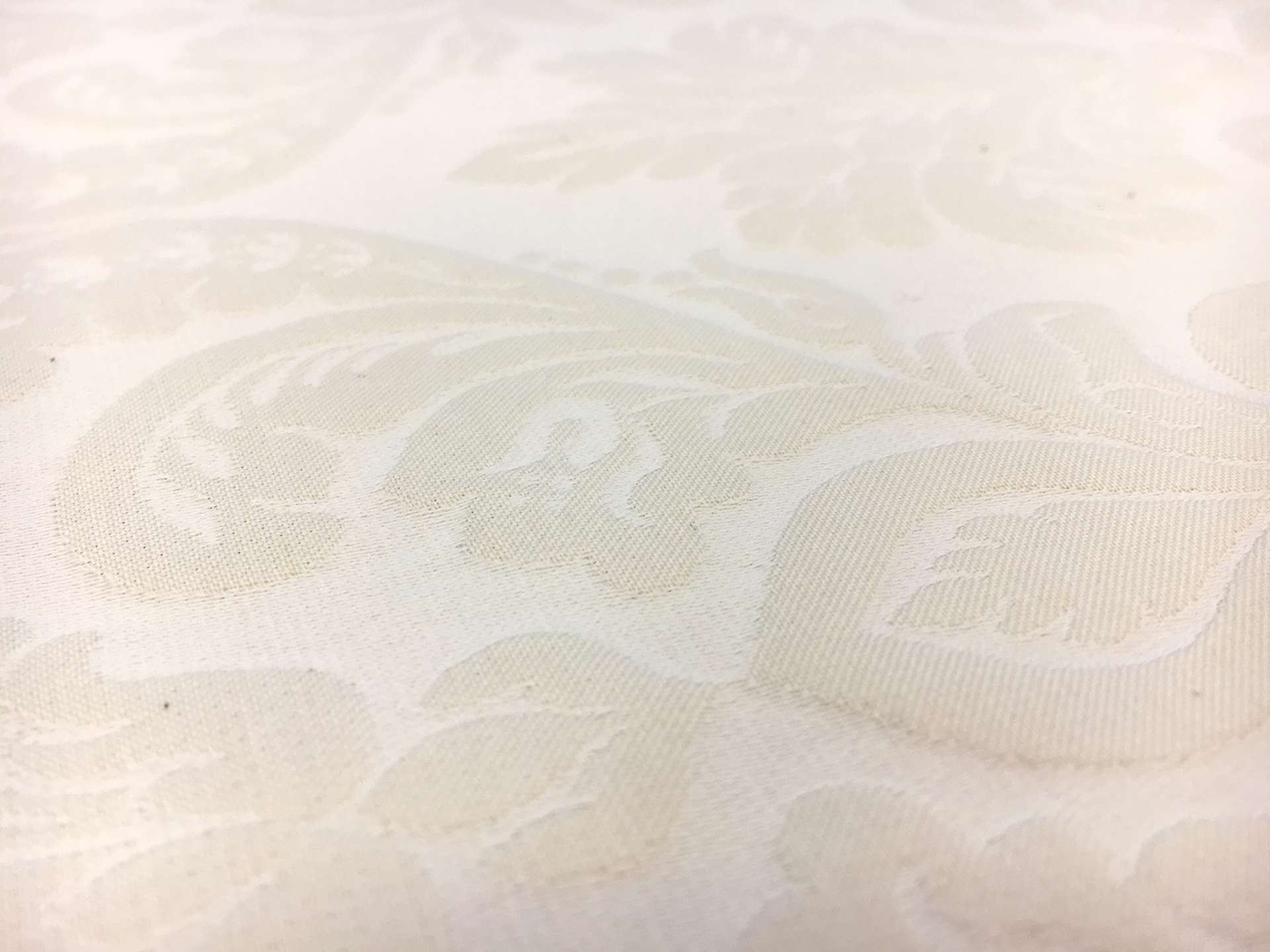 Cotton and Polyester Damask