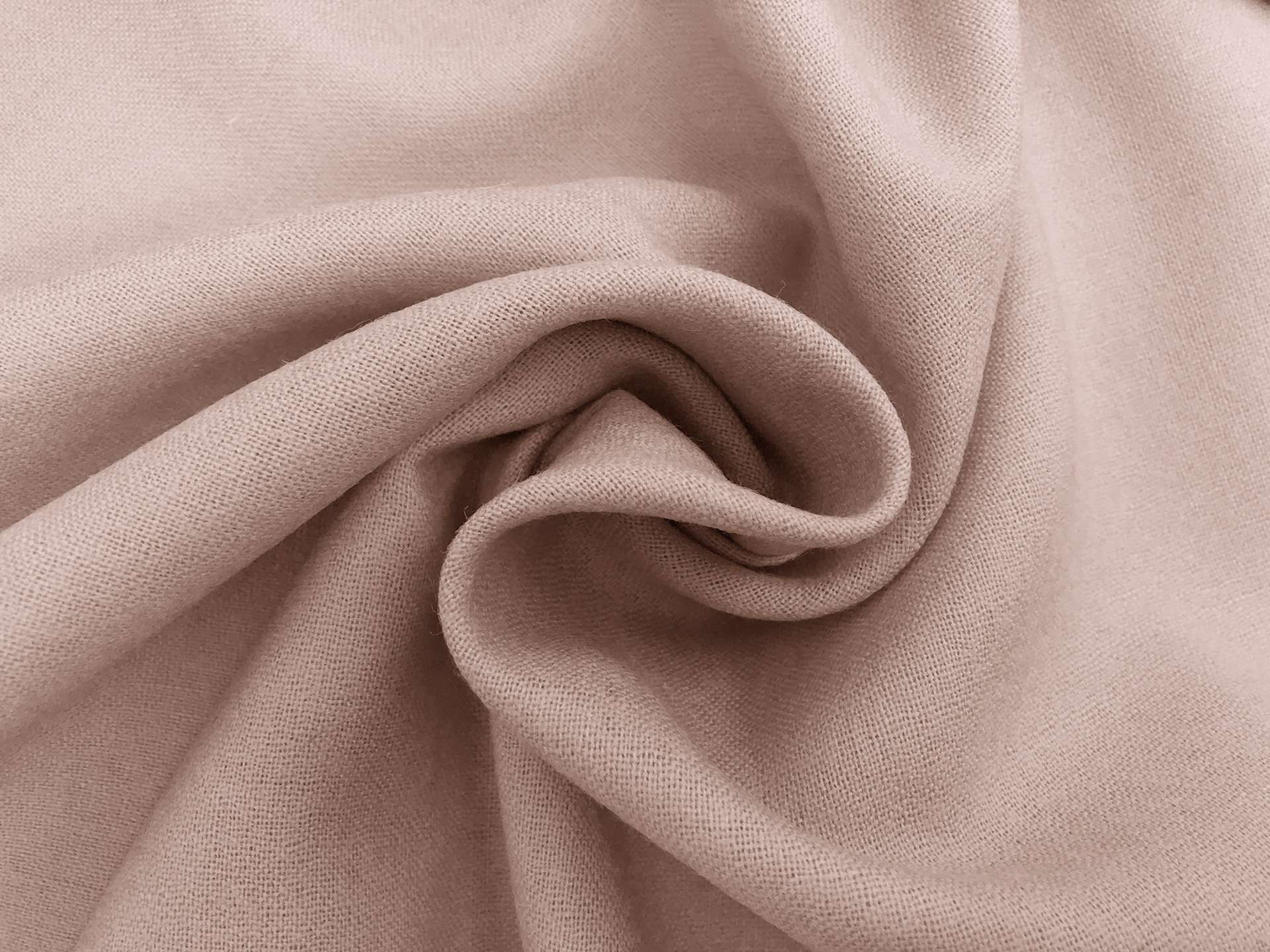 Worsted Wool Challis  in Mauve