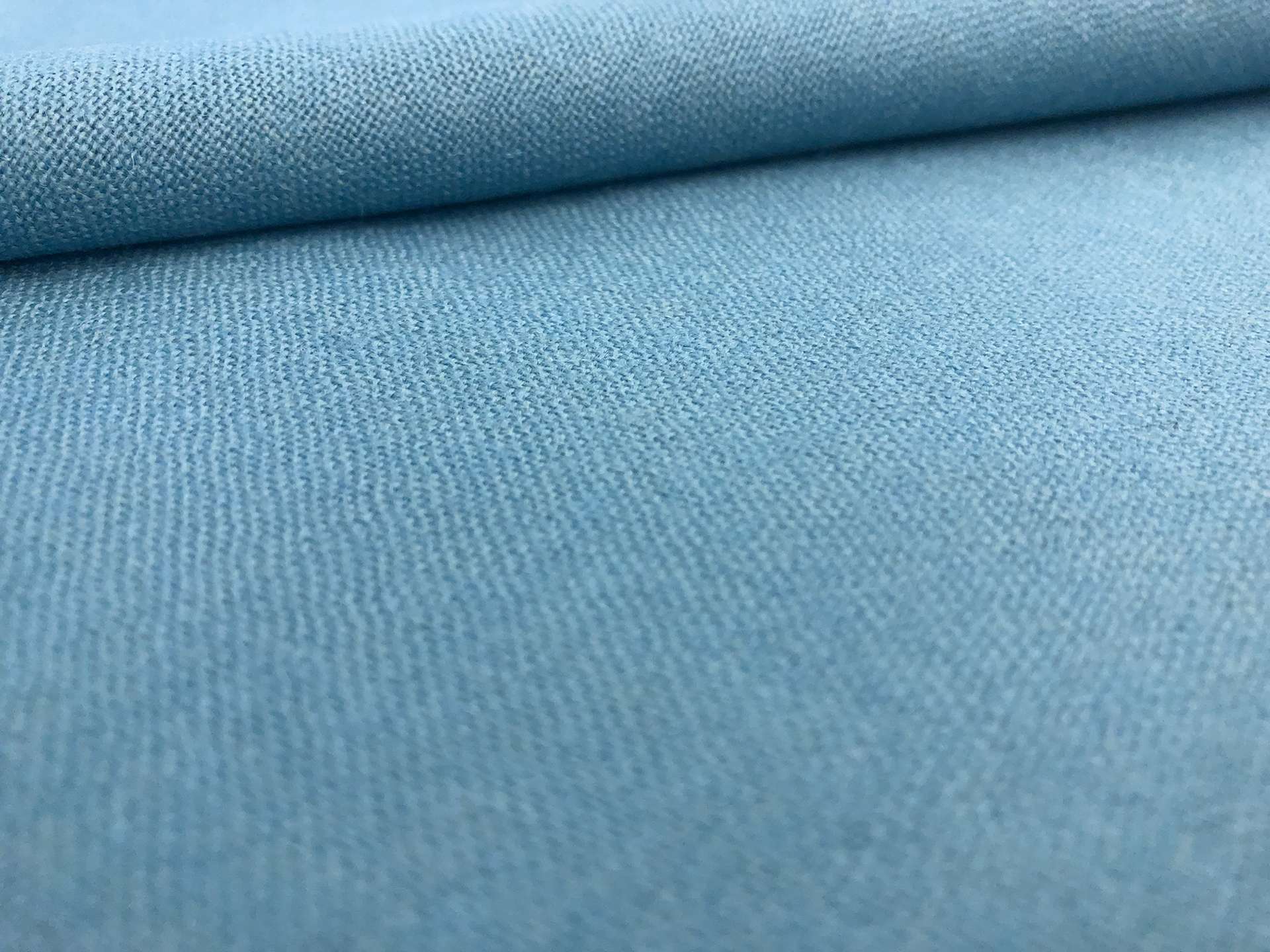 Worsted Wool Challis in Robins Egg Blue