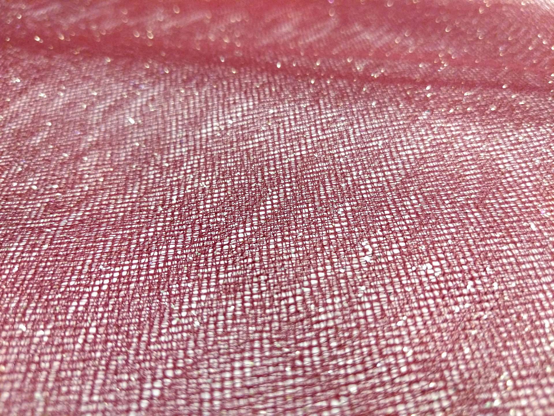 Glitter Tulle in Crimson