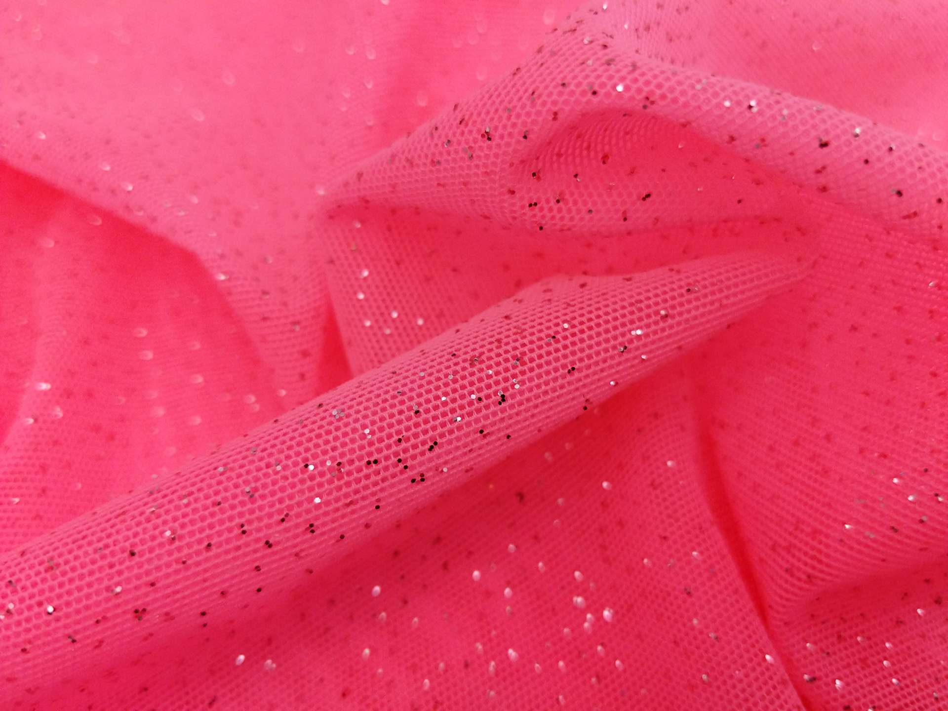 Sparkle Two Way Stretch Net in Pink
