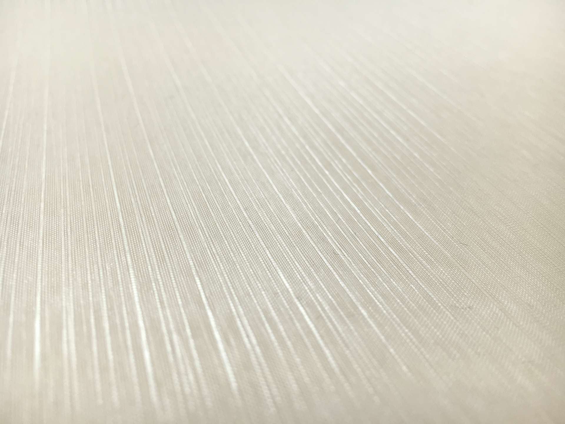 Crystal Stripe Polyester Organza in Ivory