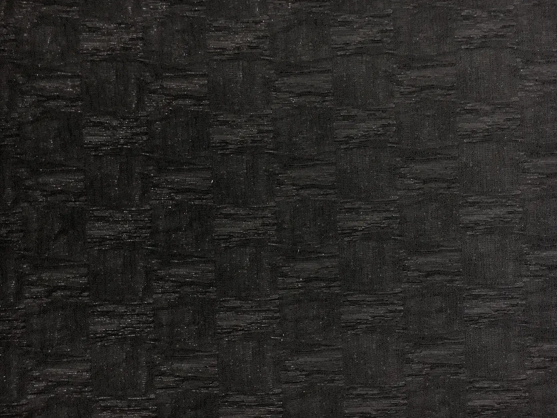 Geometric Metallic Brocade in Black