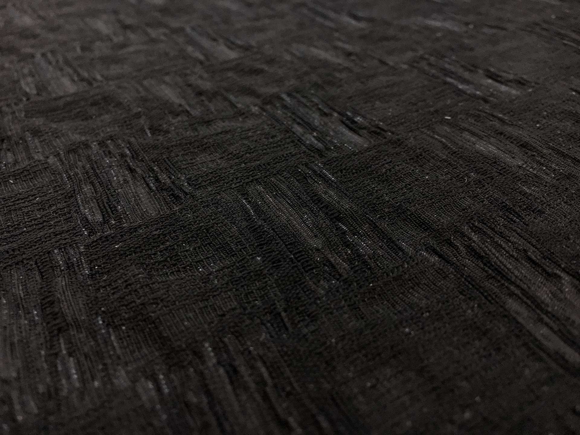 Geometric Metallic Brocade in Black
