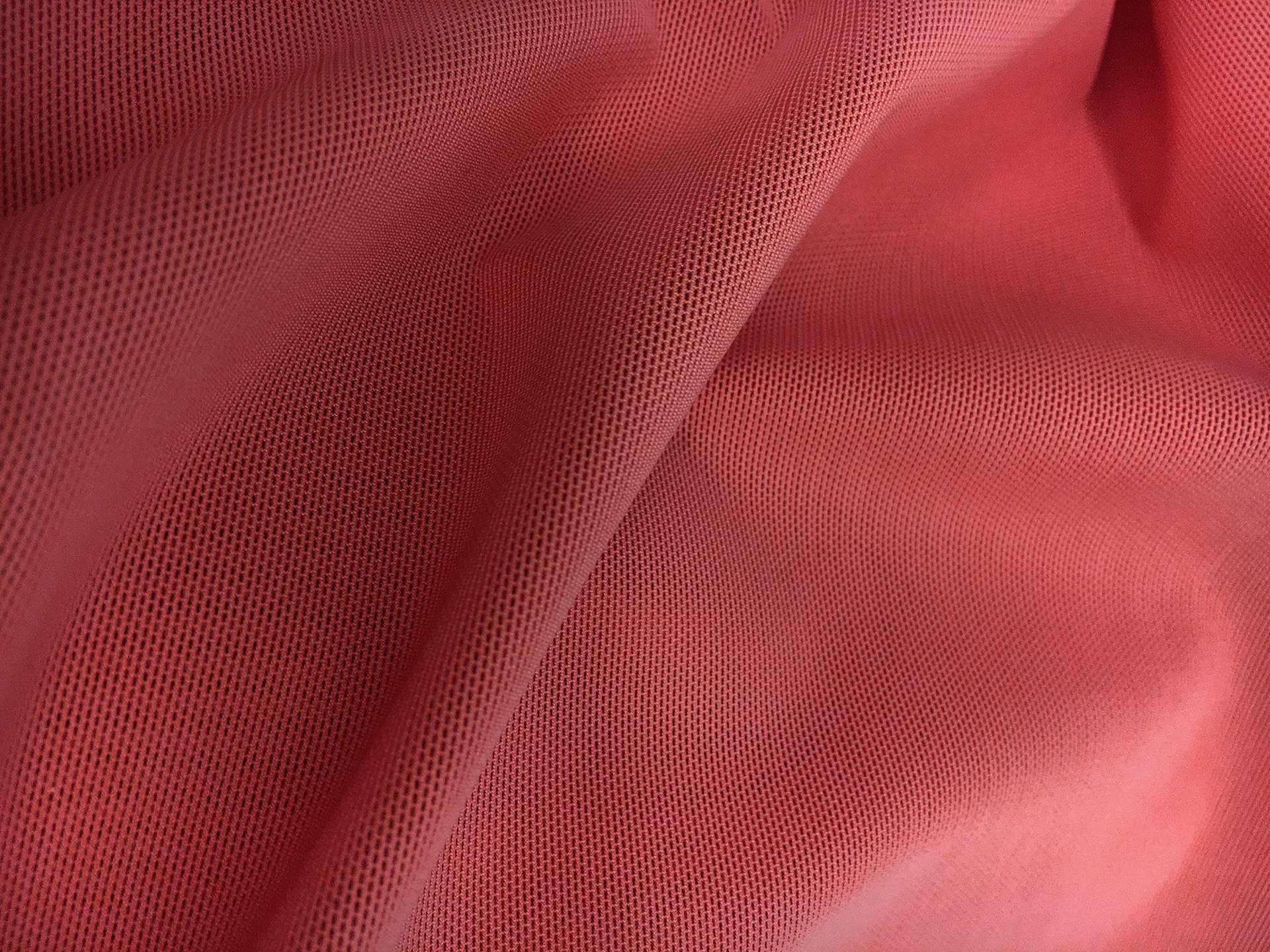 Two Way Stretch Tulle in Coral