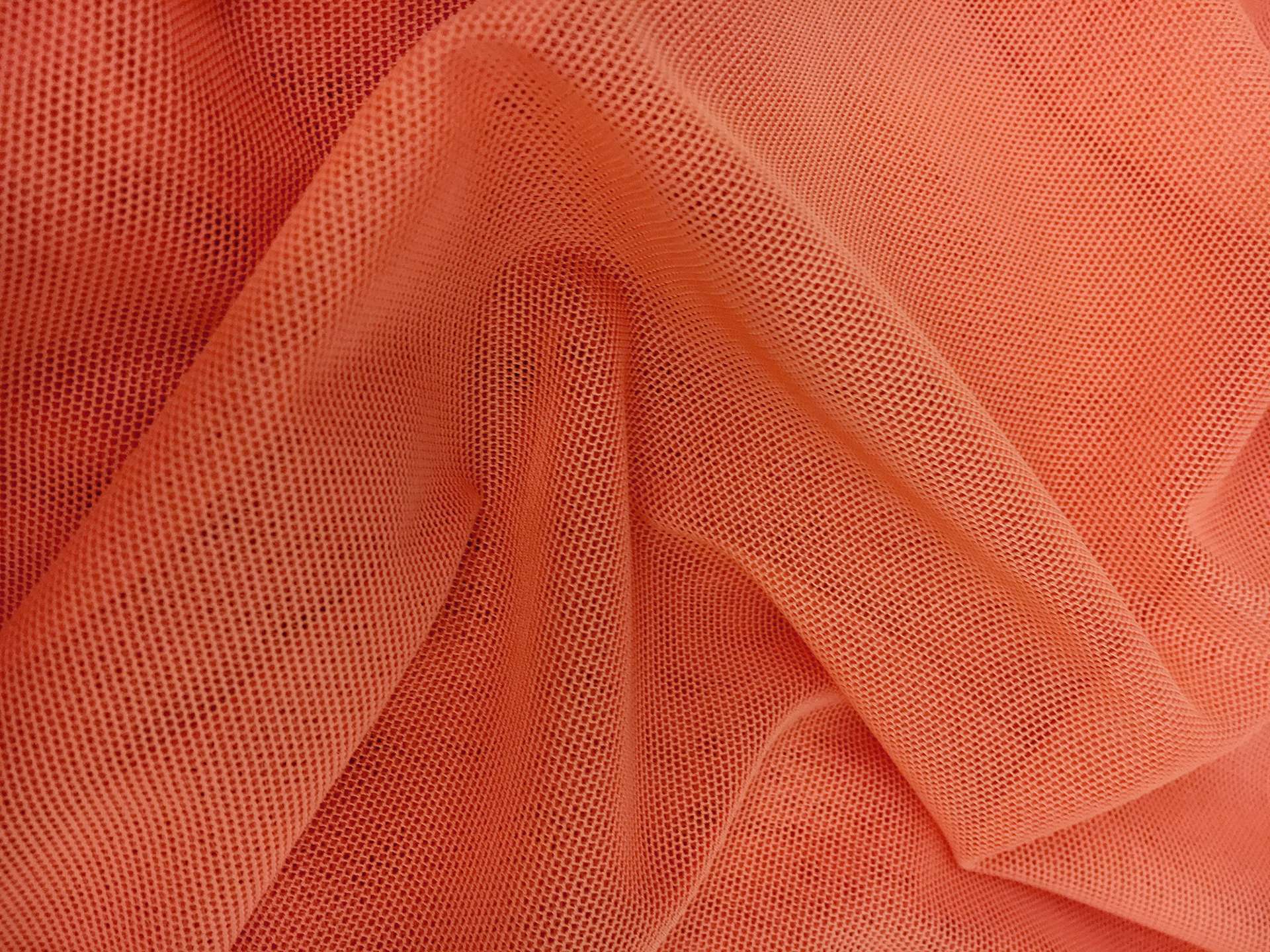 Stretch Tulle in Sweet Potato