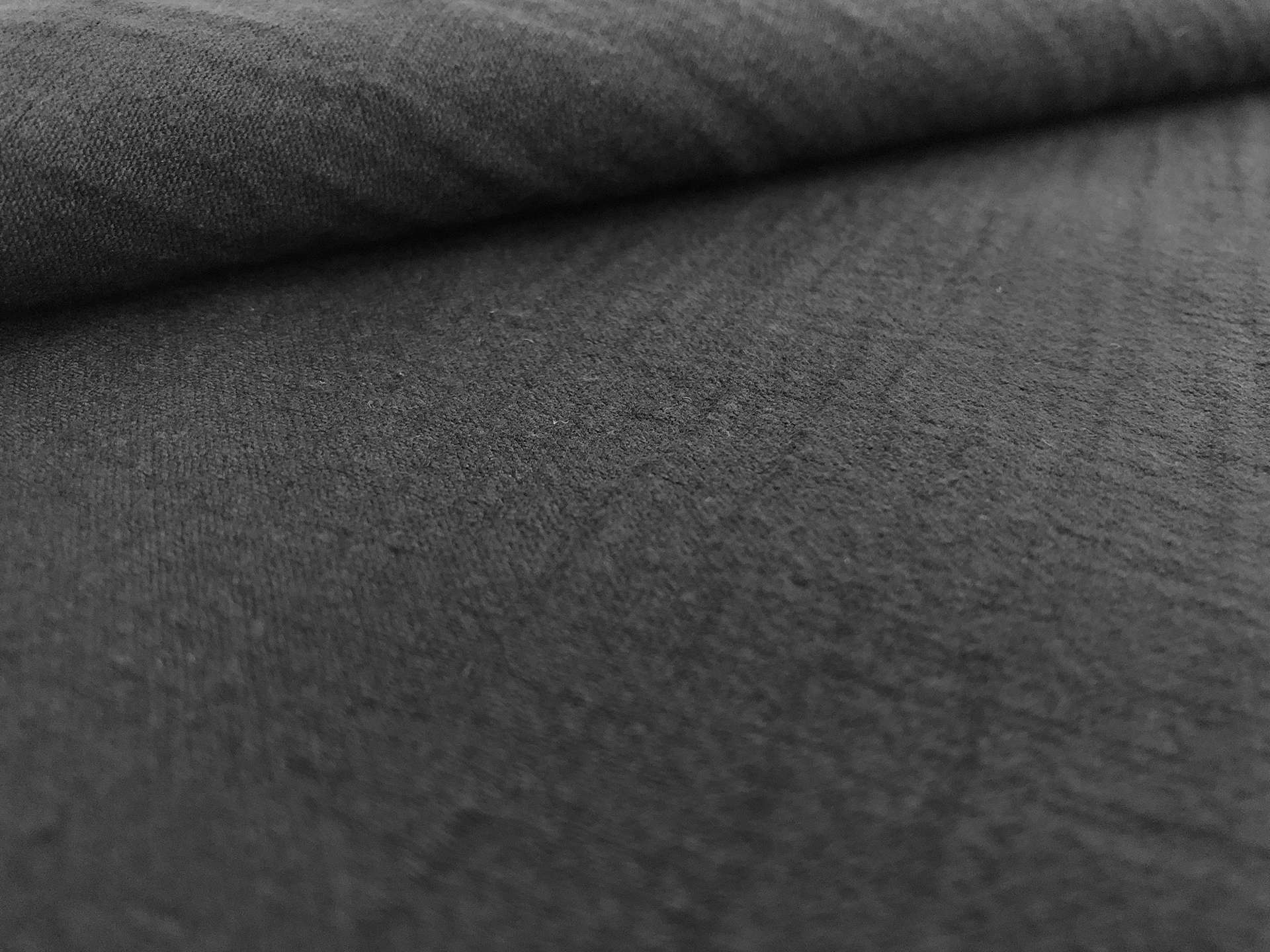 Cotton Doubleface in Black