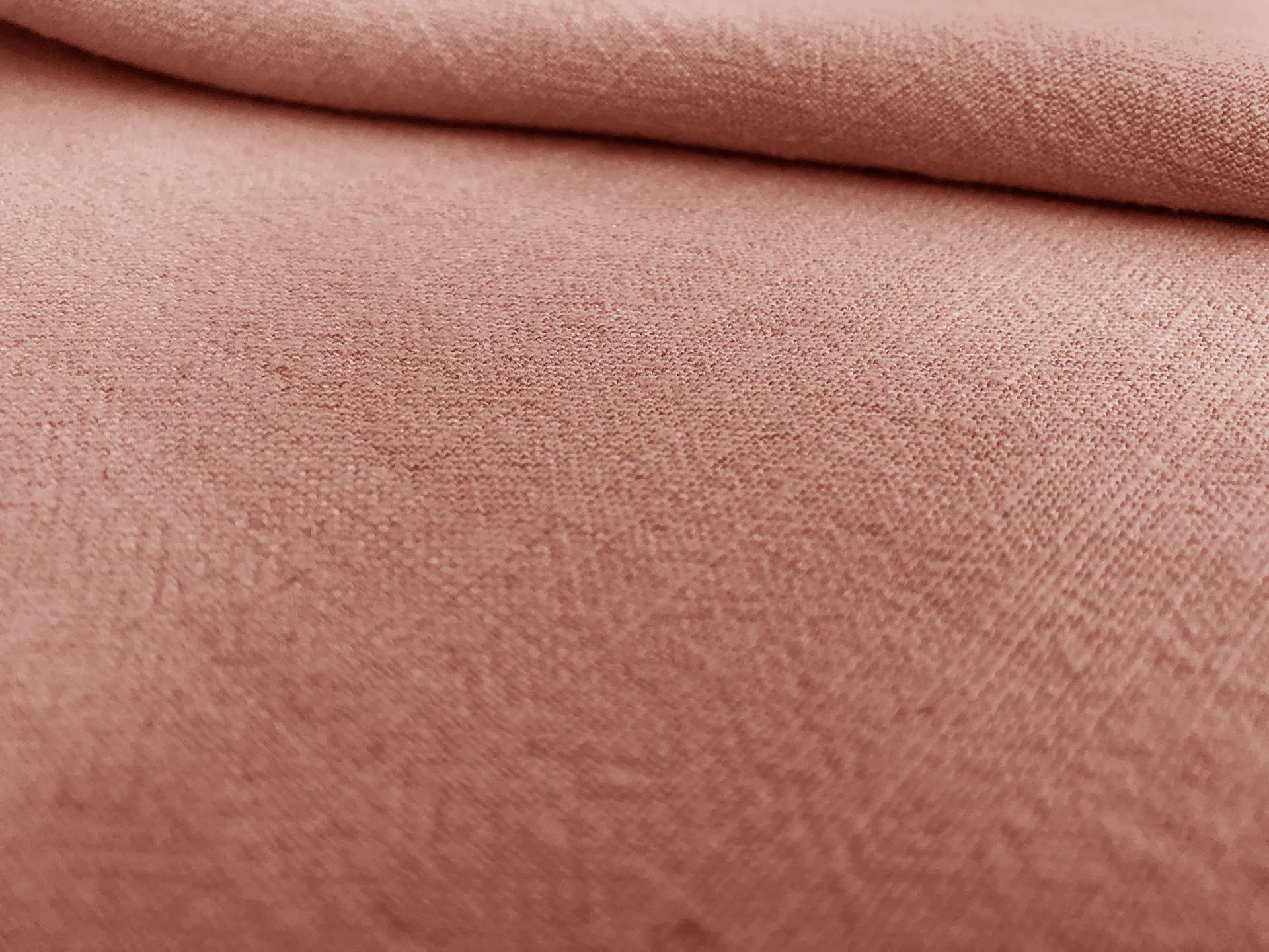 Sustainable Viscose Linen Blend Noil in Dusty Pink