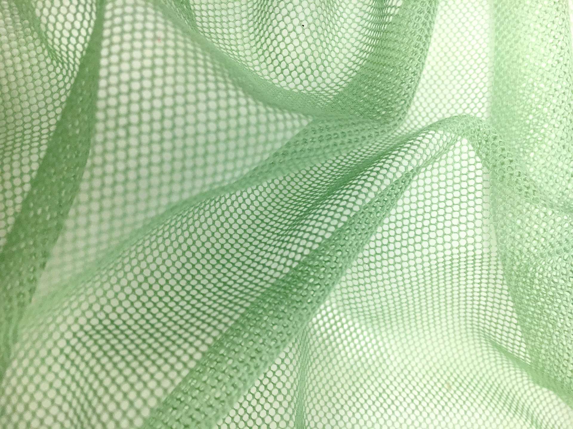 French Cotton Bobbinet in Sea Green
