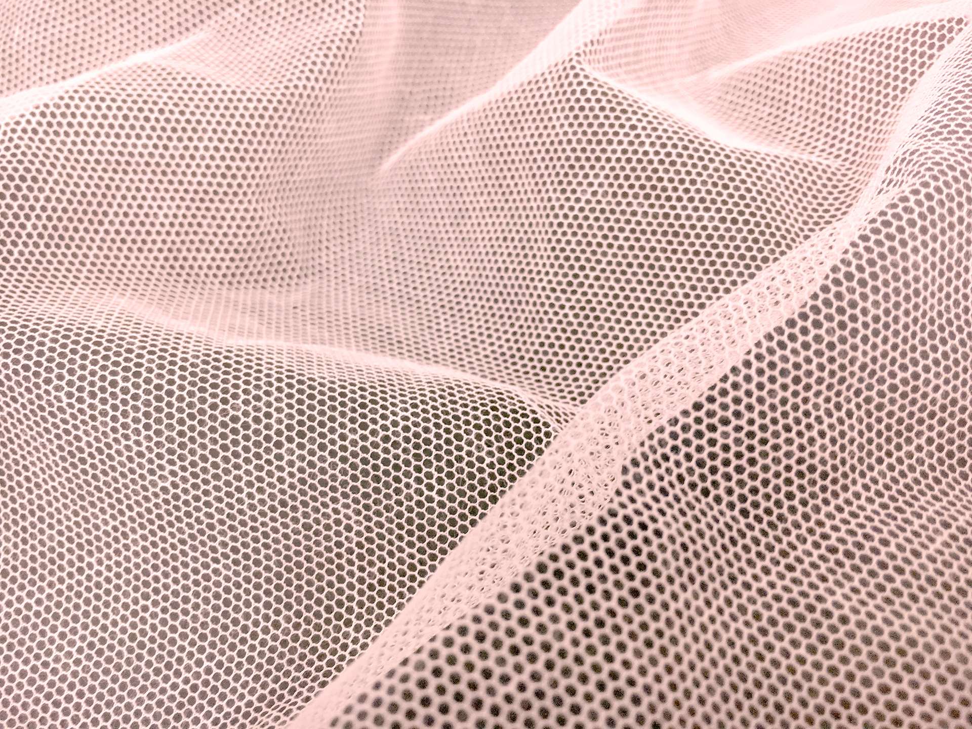 Swiss Cotton Bobbinet in Baby Pink