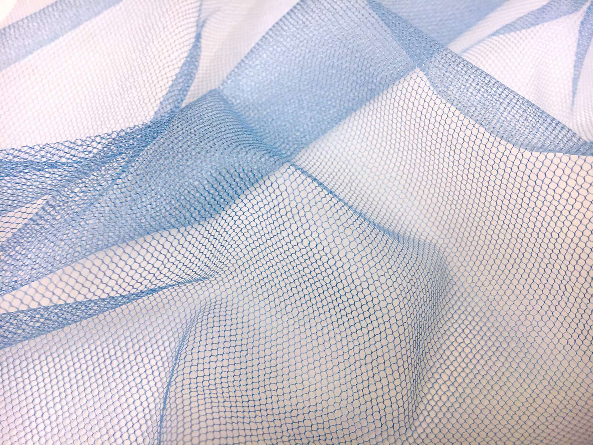 Swiss Silk Blend Illusion in Powder Blue