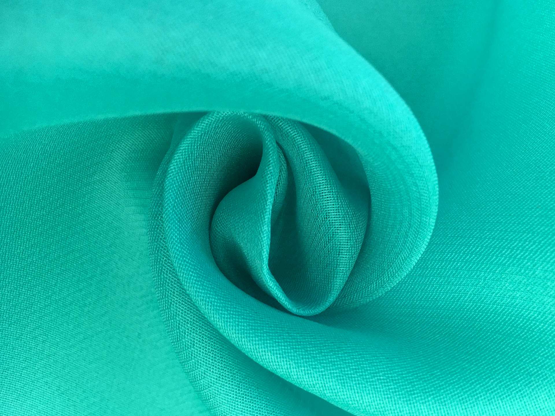 Silk Gazar in Turquoise