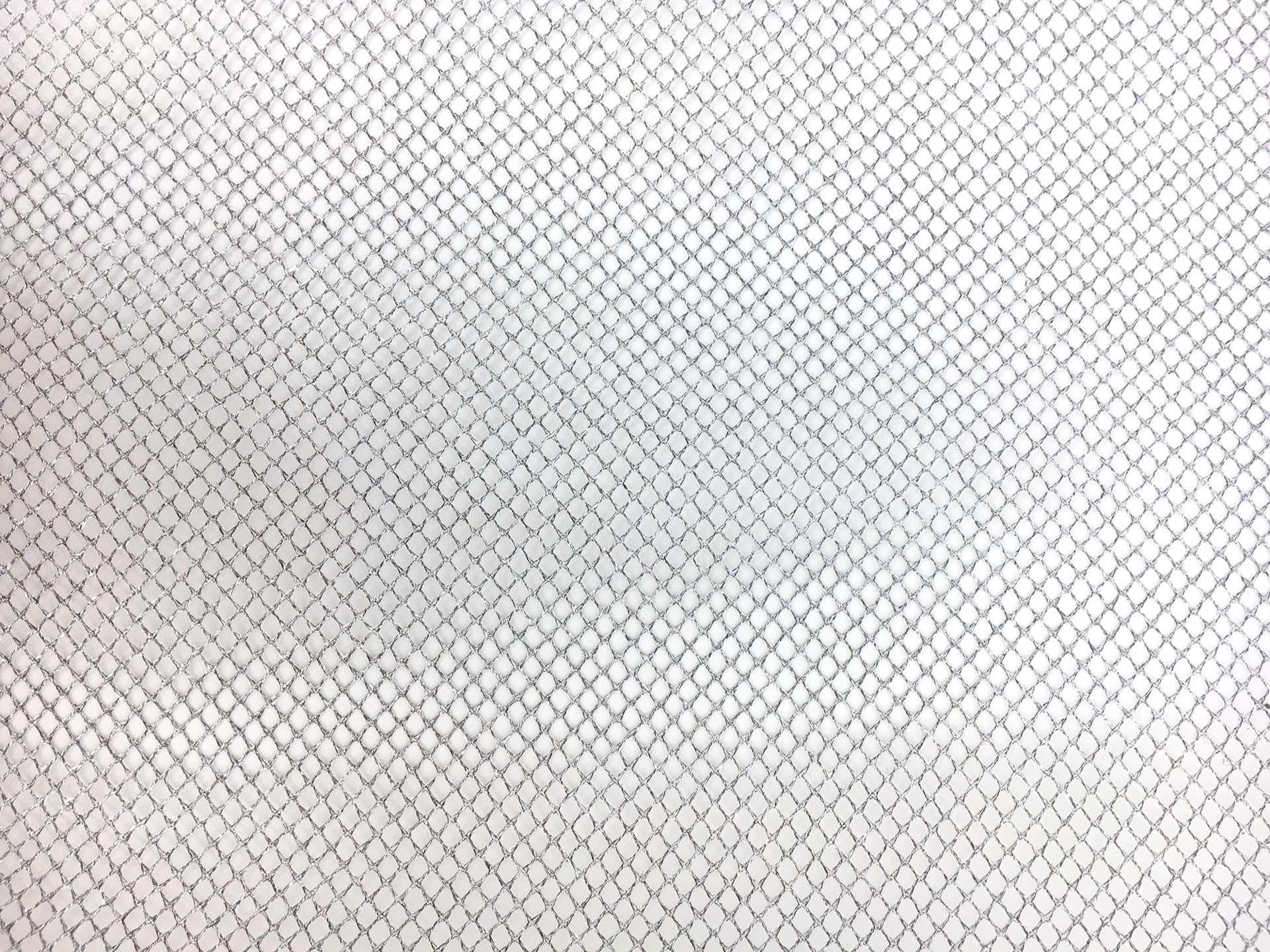 Metallic Mesh in Silver and Black