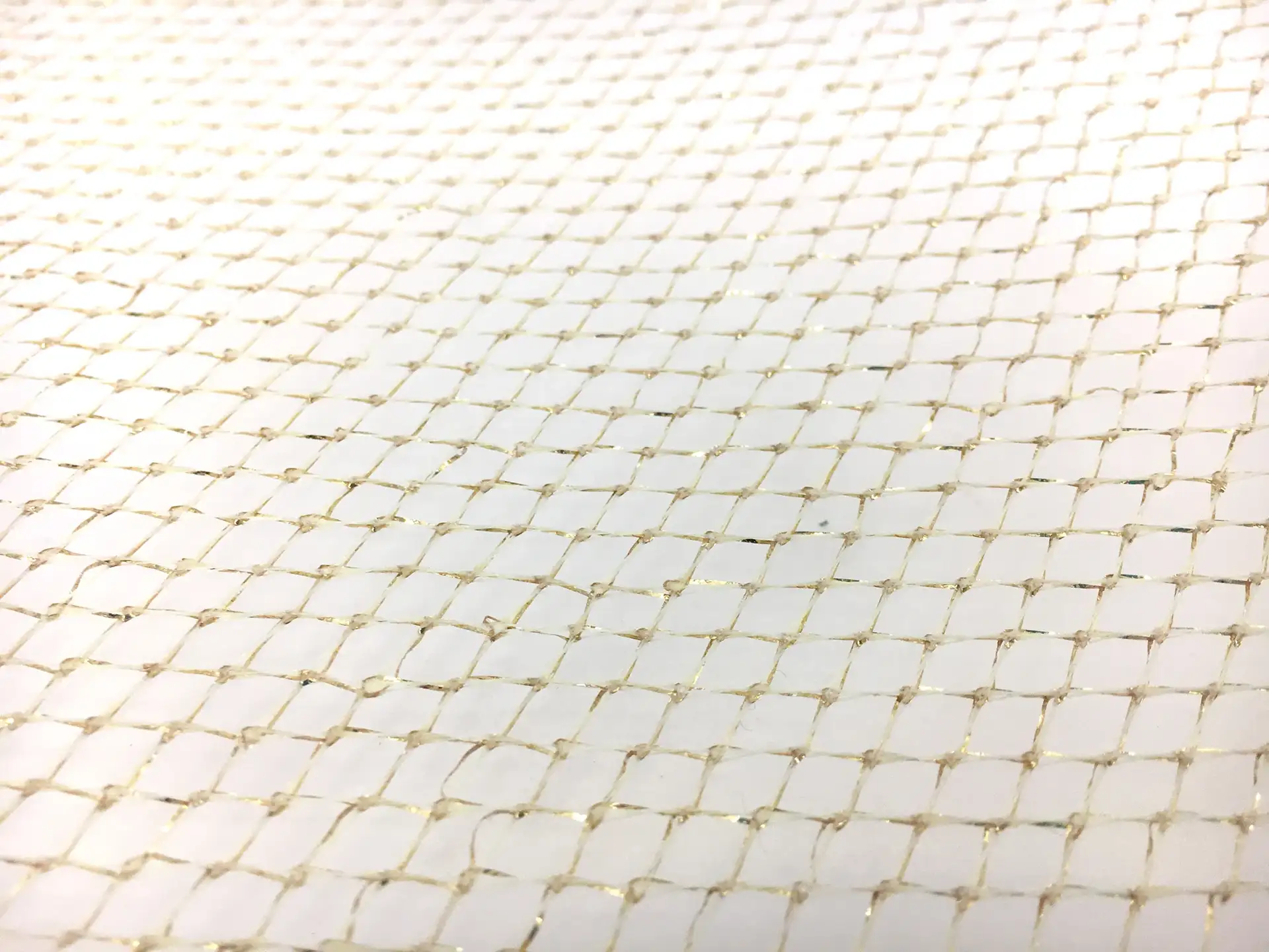 Metallic Fishnet in Gold