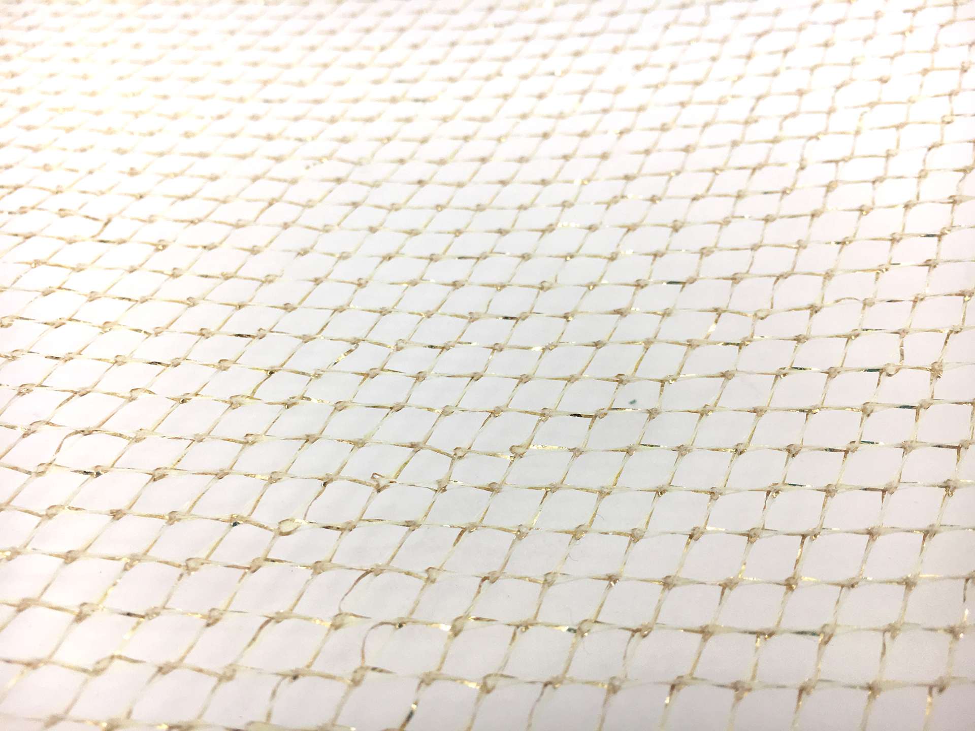Metallic Mesh in Black and Gold