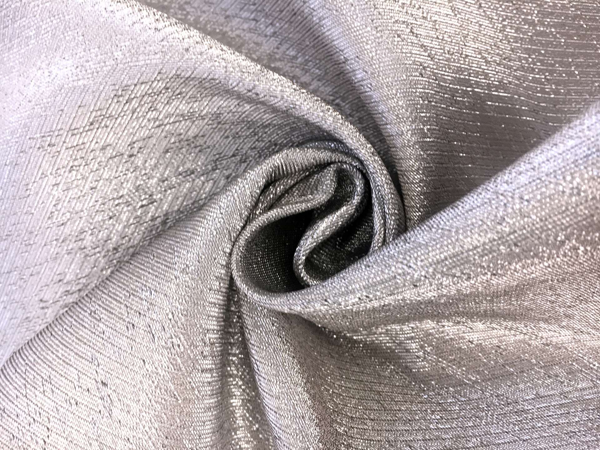 Twill Lame In Silver