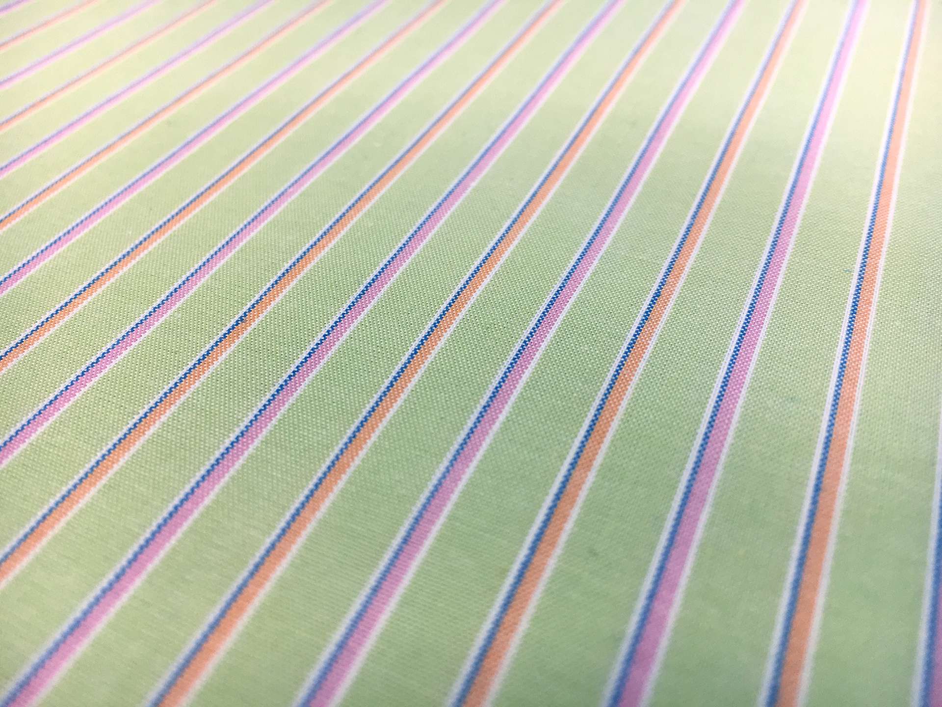 Cotton Shirting with Pastel Stripes
