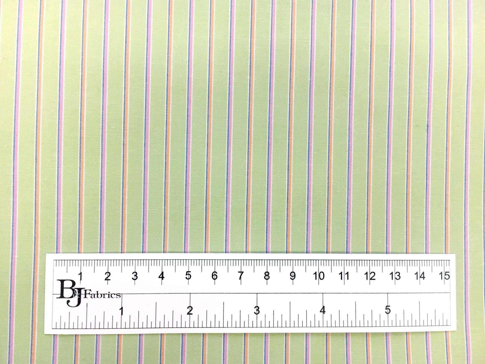 Cotton Shirting with Pastel Stripes