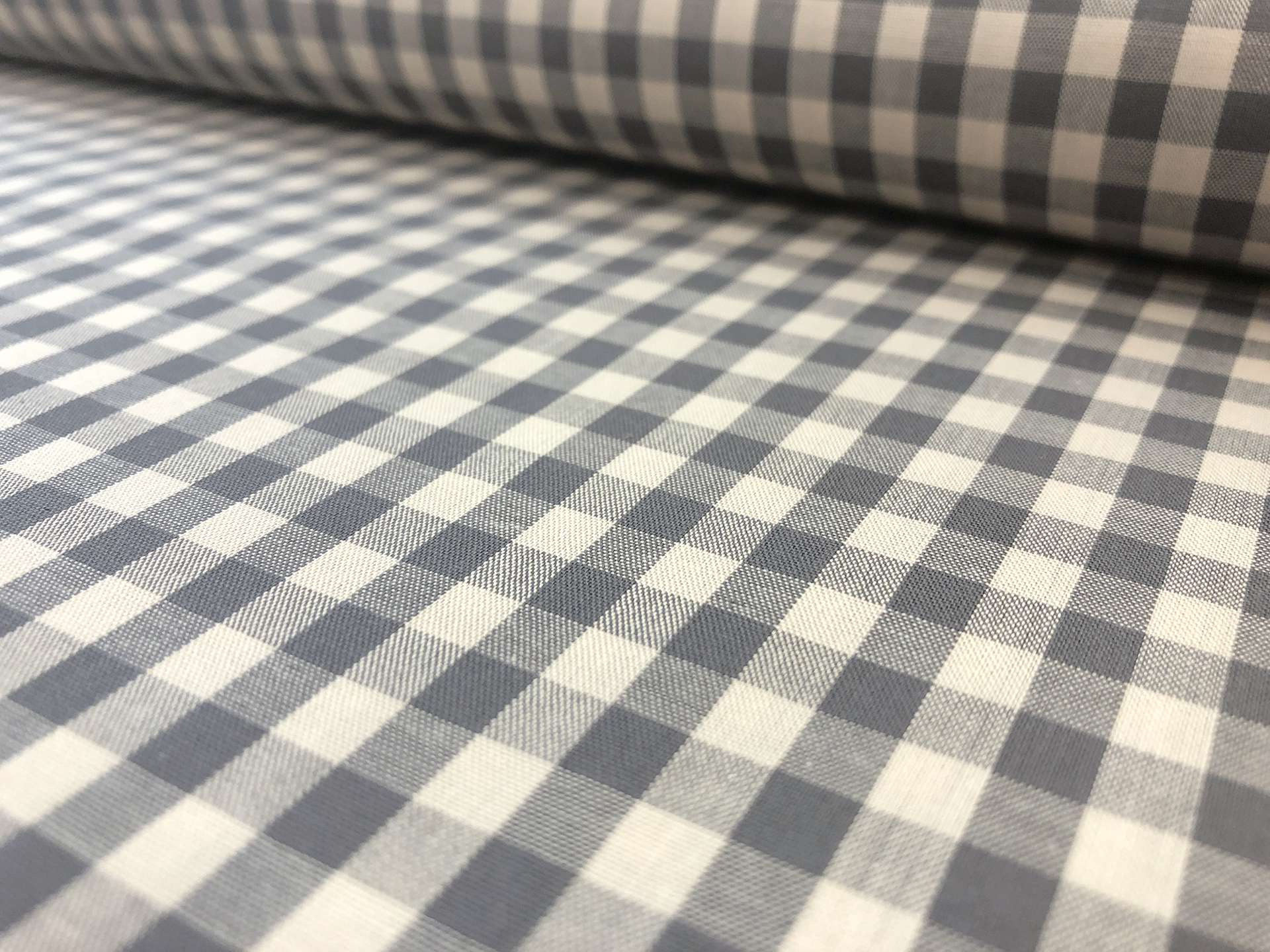 Japanese 1/4" Cotton Gingham in Grey