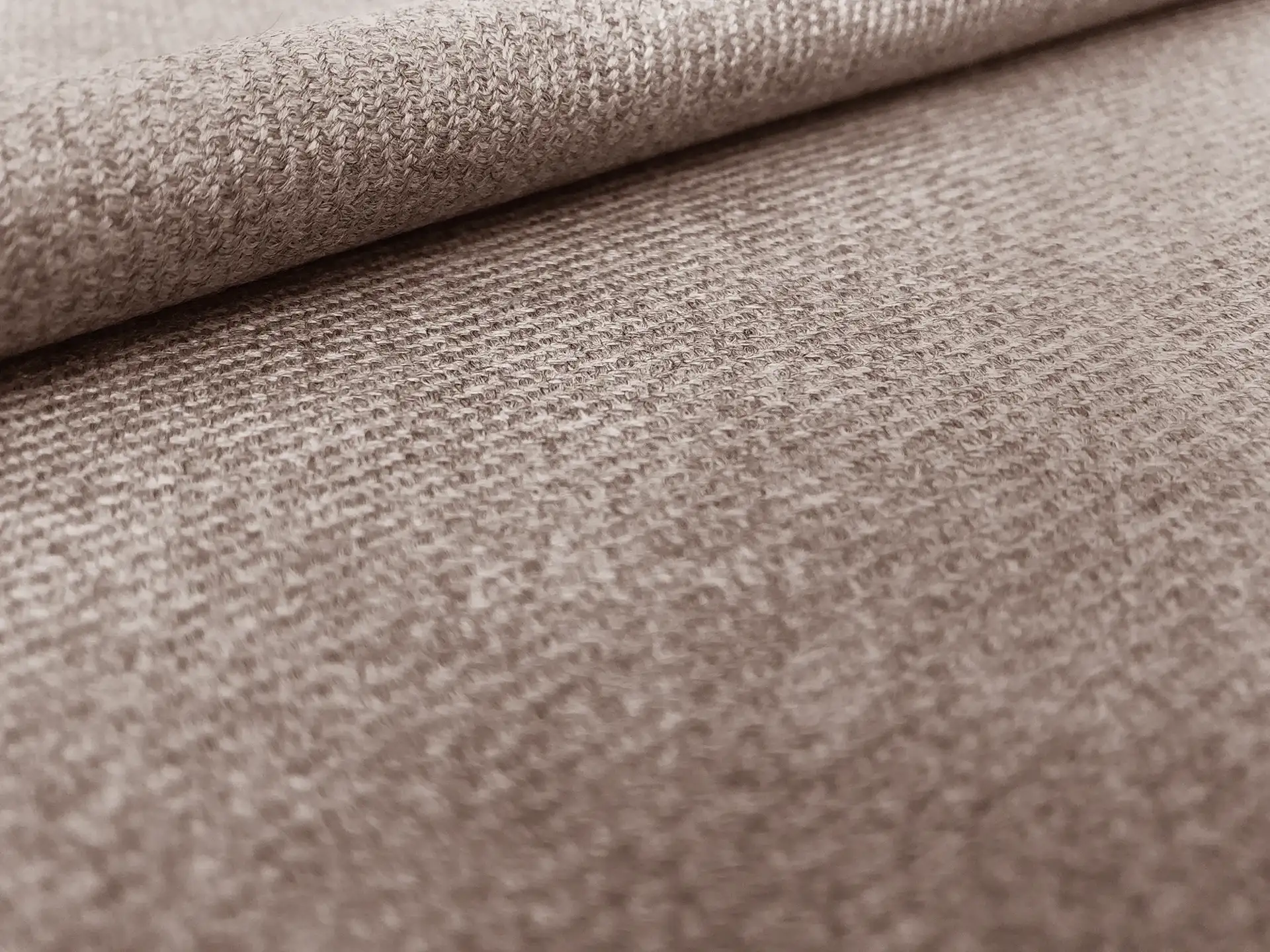 Italian Wool Twill Flannel Jacketing in Nocciola
