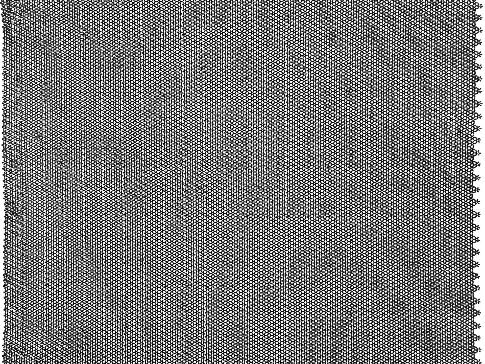 Guipure Lace with Petite Geometric Pattern in Black 