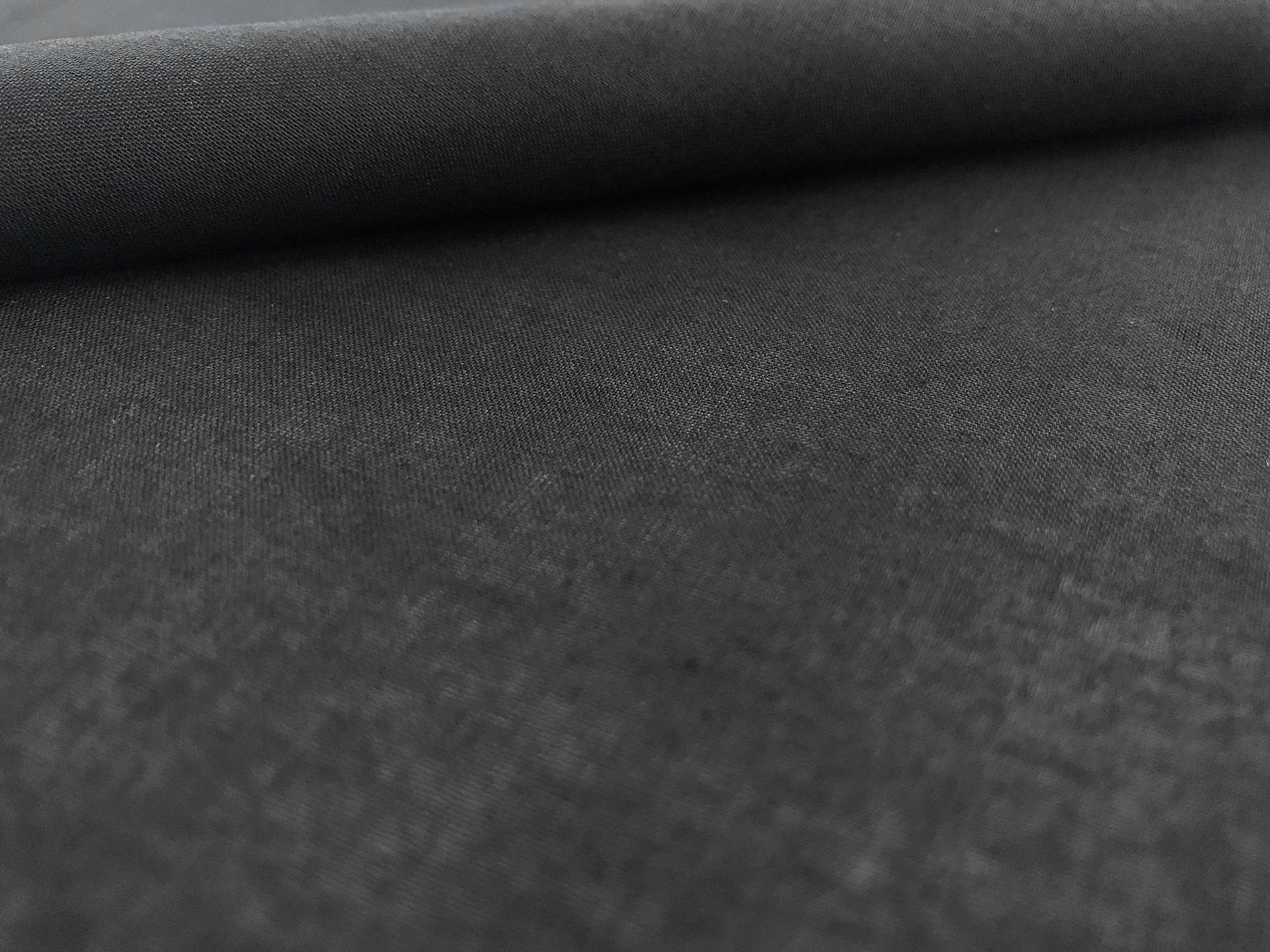 Japanese Washed Cotton Lawn in Black