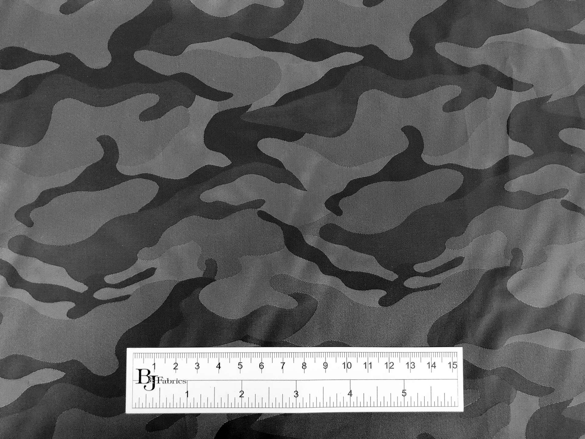 Polyester Camo Jacquard Rainwear in Gunmetal