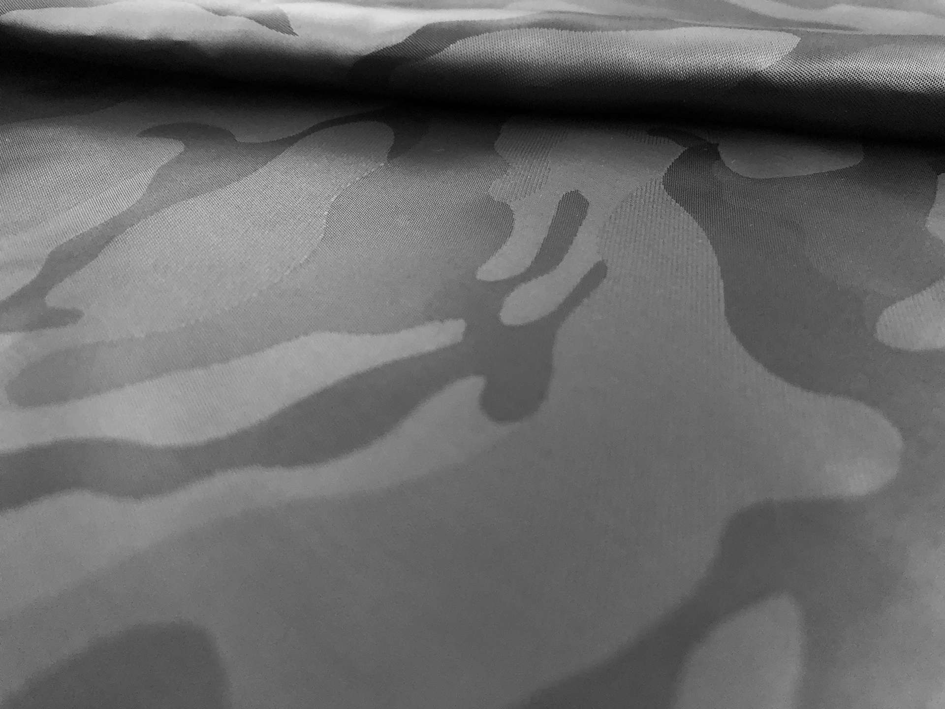 Polyester Camo Jacquard Rainwear in Gunmetal
