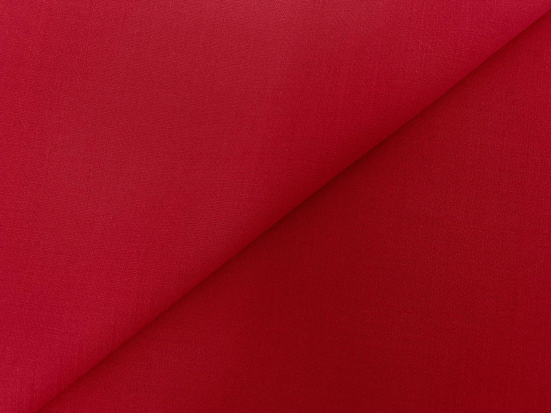 Italian Double Faced Stretch Wool in Ruby Red