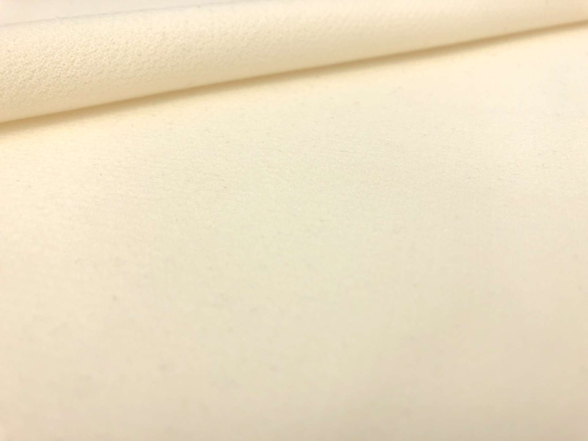 Stretch Wool Double Crepe in Ivory