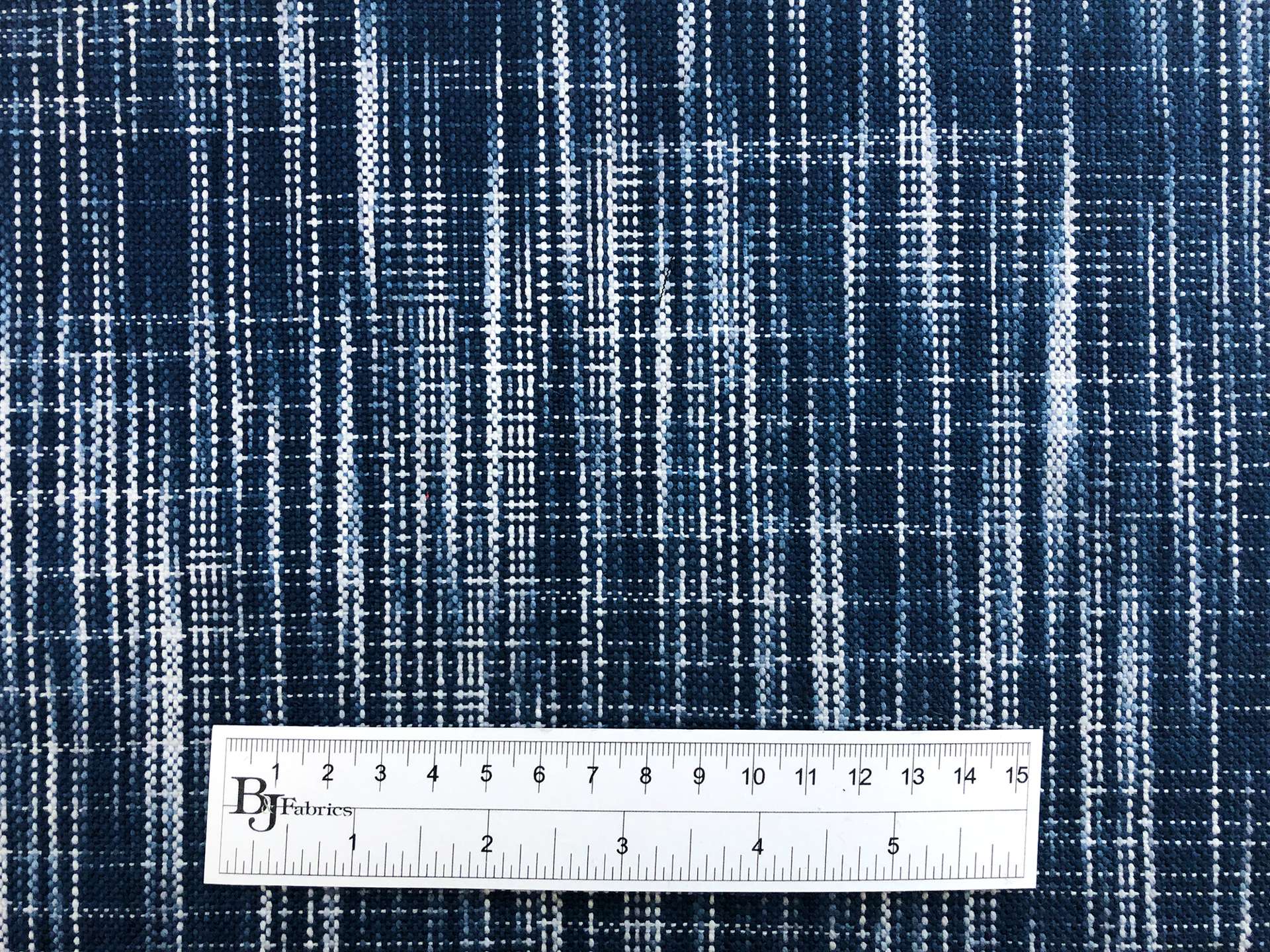 Cotton Upholstery Boho Tweed in Indigo