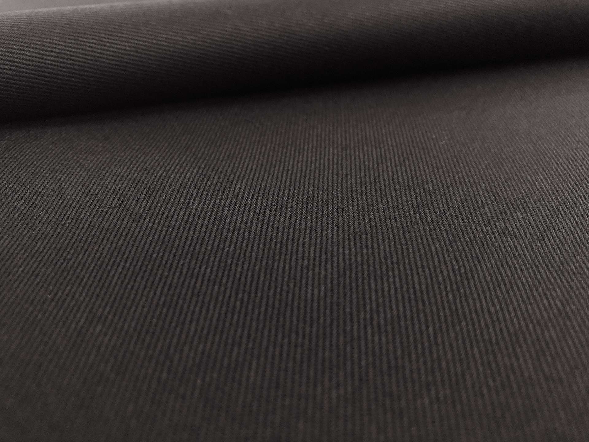 Japanese Lightweight Cotton Twill in Black