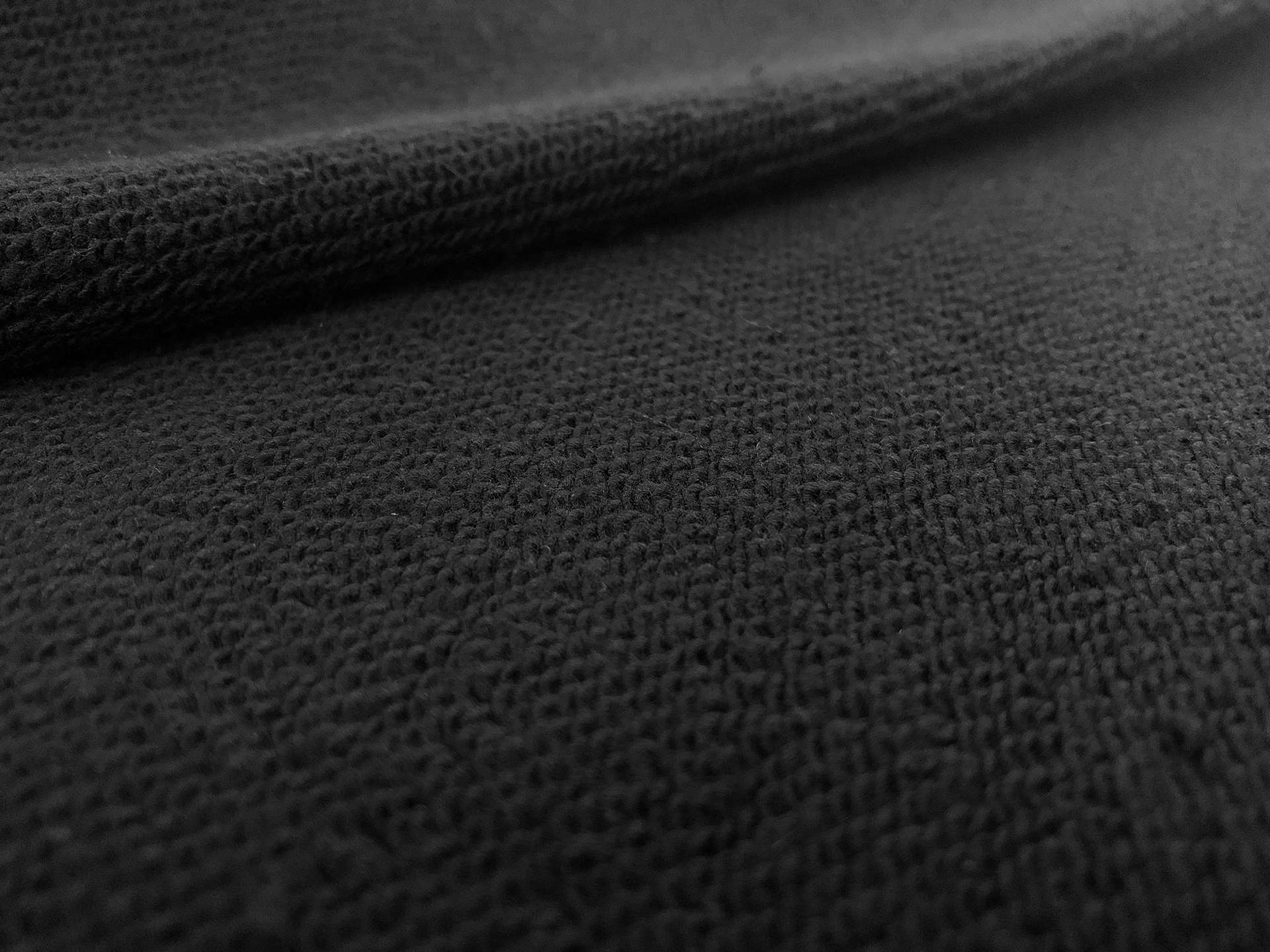 11oz Japanese French Terry Knit in Black