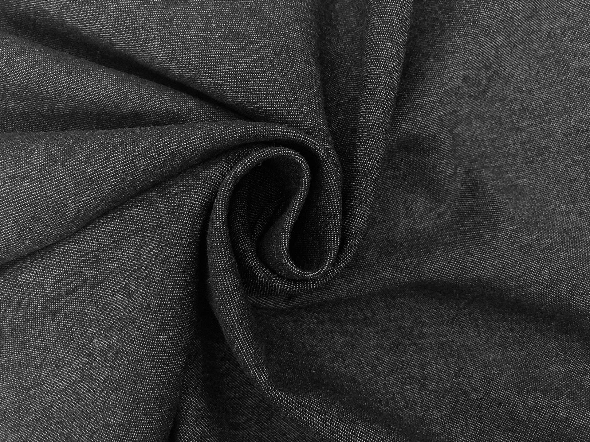 6.5 oz Cotton Denim in Black