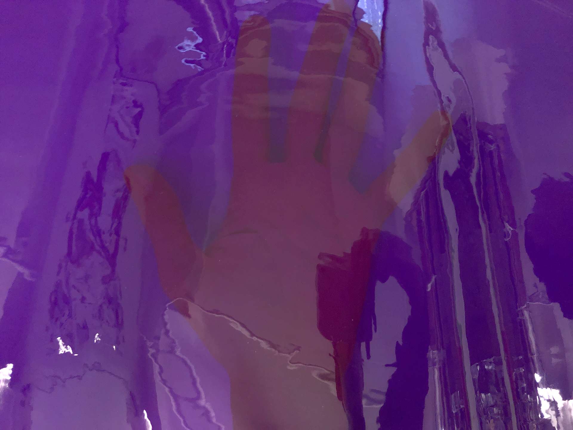 Clear Tinted Plastic in Purple