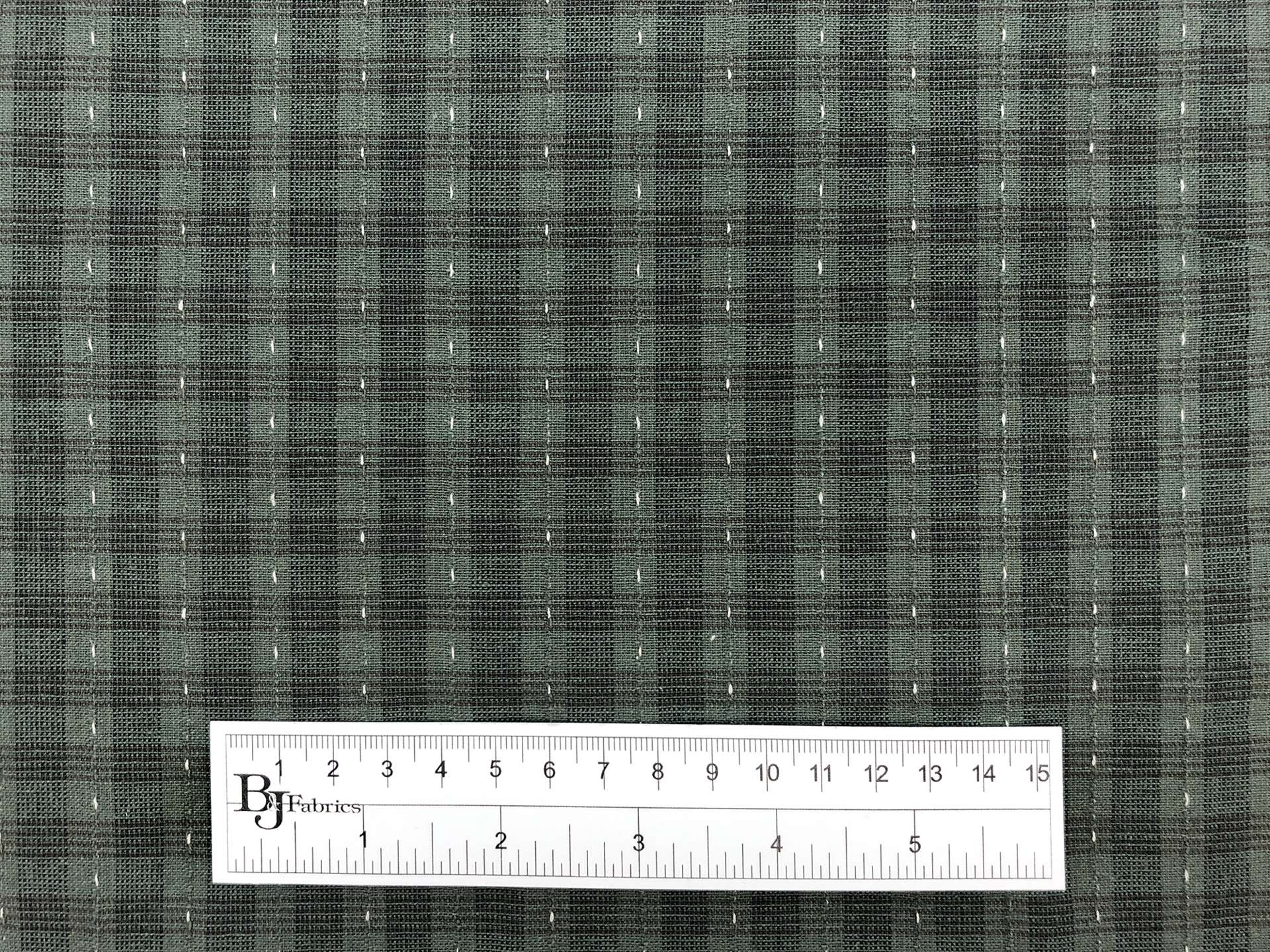 Yarn Dyed Cotton Plaid Novelty in Basil