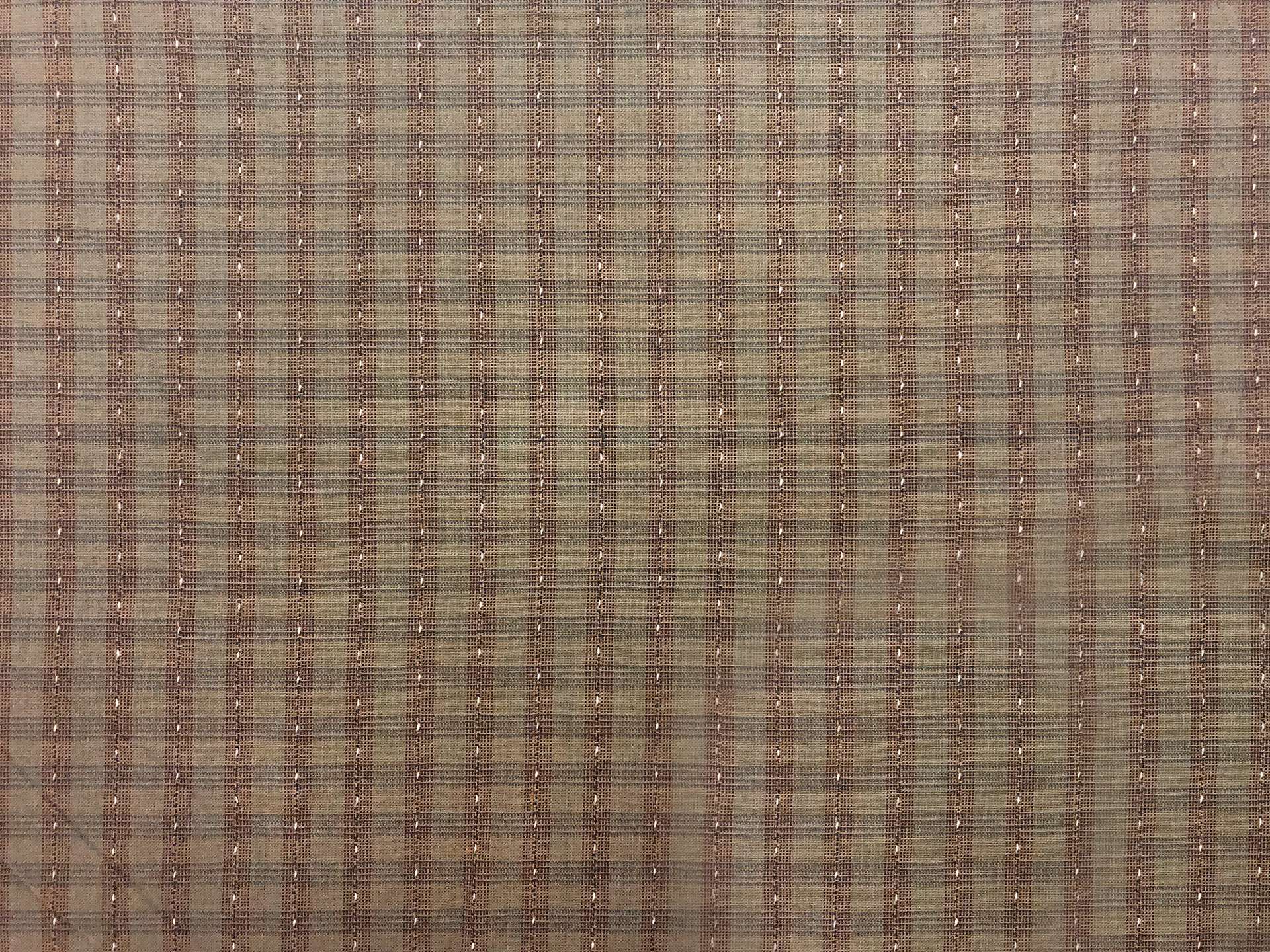 Yarn Dyed Cotton Plaid Novelty in Olive Drab Charcoal