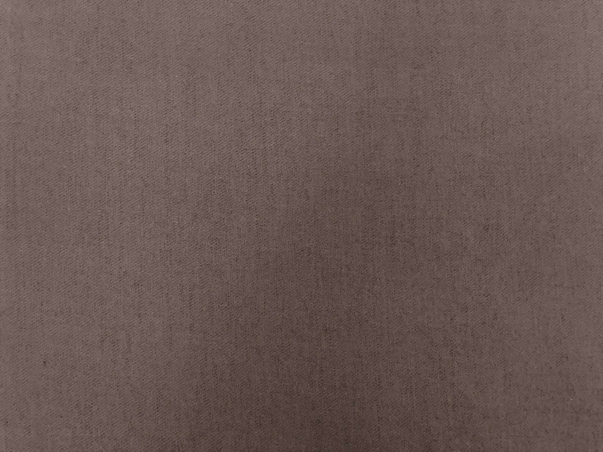 Japanese Cotton Wool Viyella in Dark Taupe