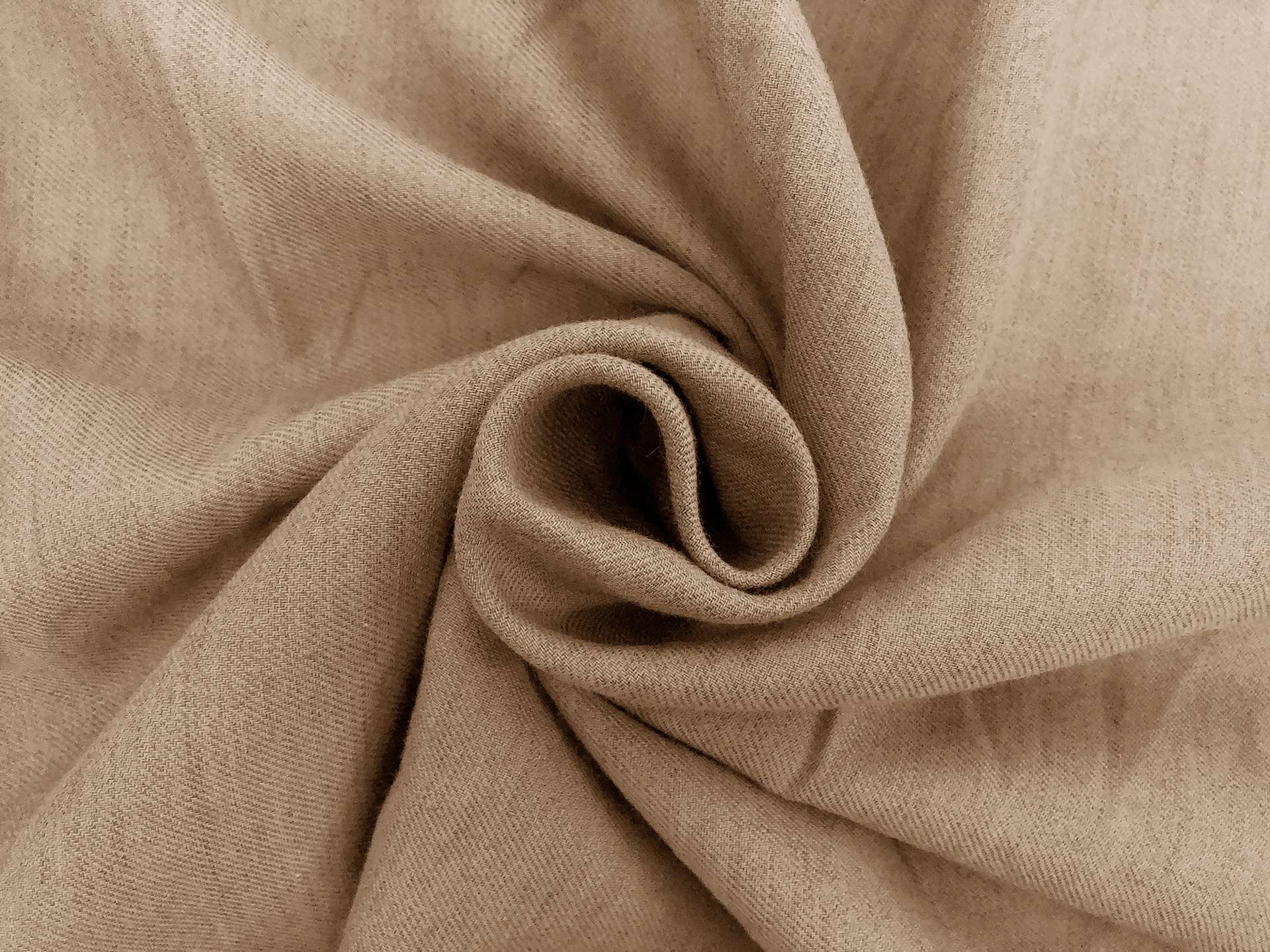 Japanese Cotton Wool Viyella in Khaki