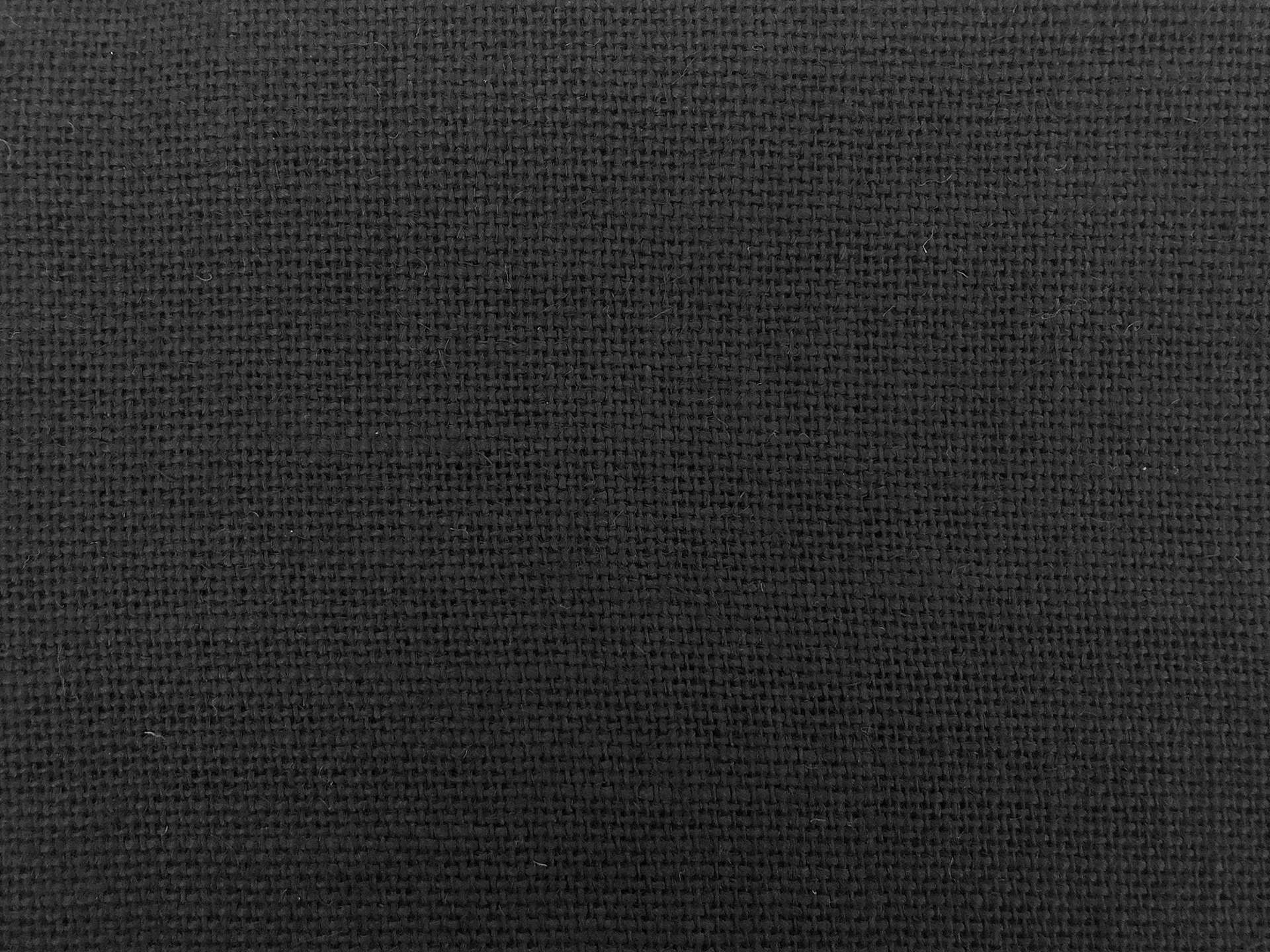 Linen Burlap in Black