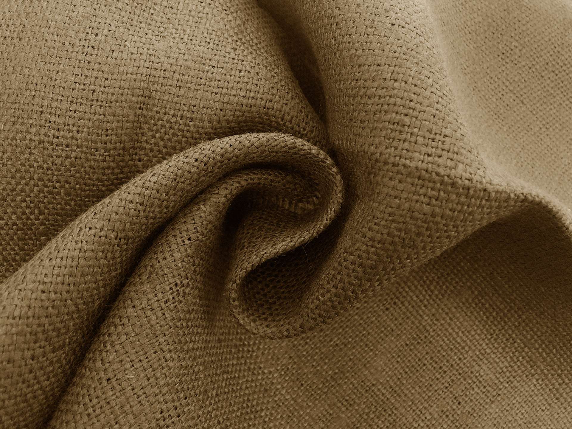 Linen Burlap in Seaweed